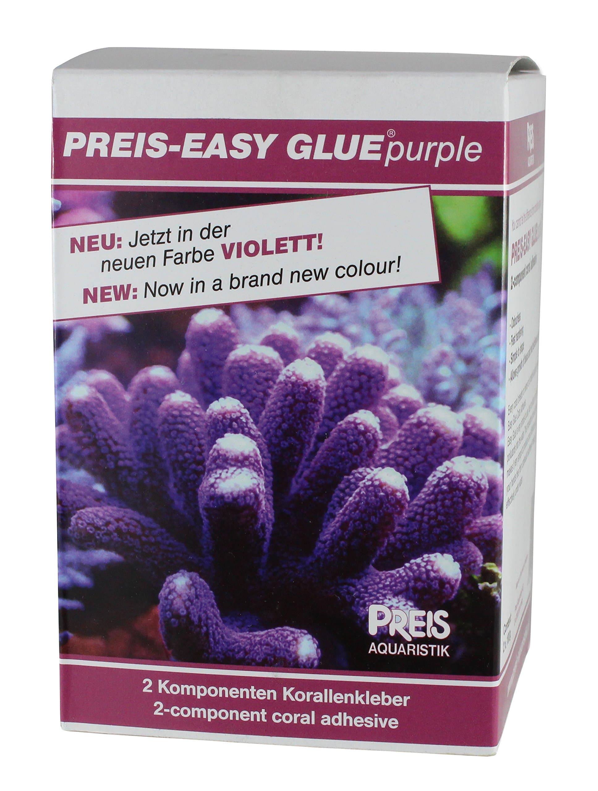 Preis 293 Easy Glue Component Coral Adhesive, 2 x 100 g, Purple
