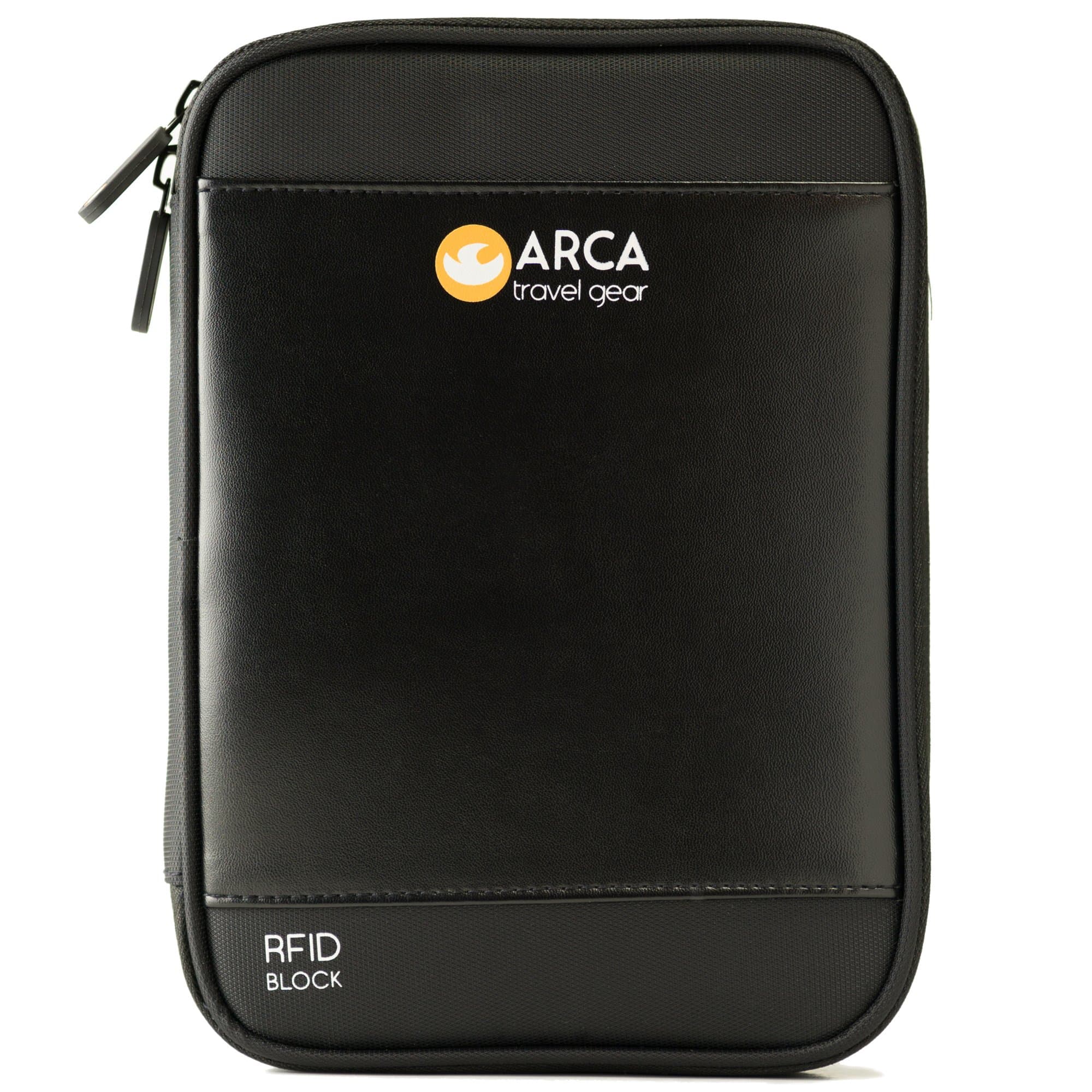 PASSPORT HOLDER & TRAVEL DOCUMENT ORGANIZER with RFID Blocking + 2 Bonuses: Shoulder Strap and E-Book