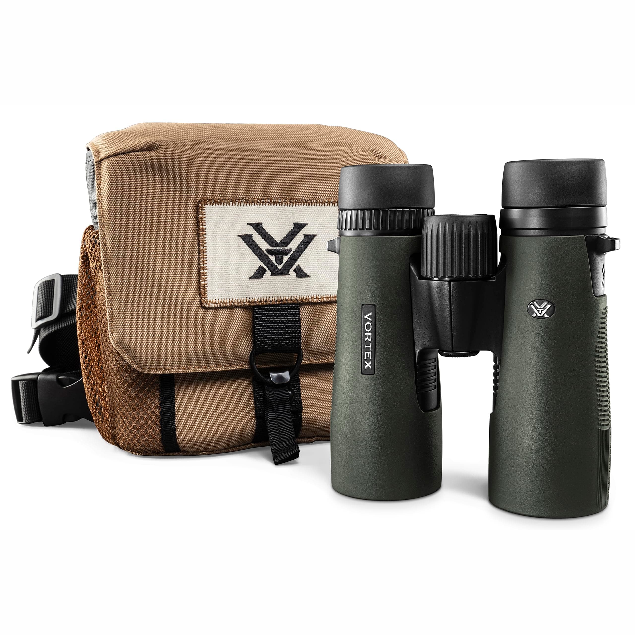Optics Diamondback HD 10x42 Binoculars - HD Optical System, Non-slip Grip, Waterproof, Fogproof, Shockproof, Included GlassPak - Unlimited, Unconditional Warranty