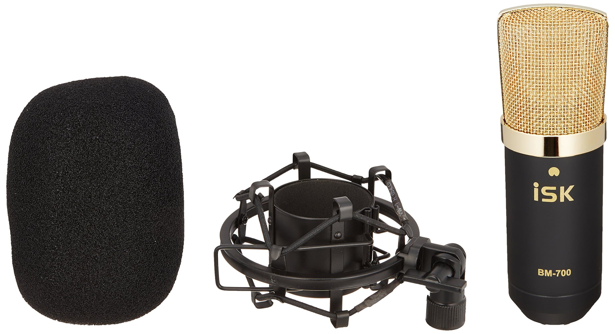 iSK BM-700 Large Diaphragm Condenser Microphone with Carry case