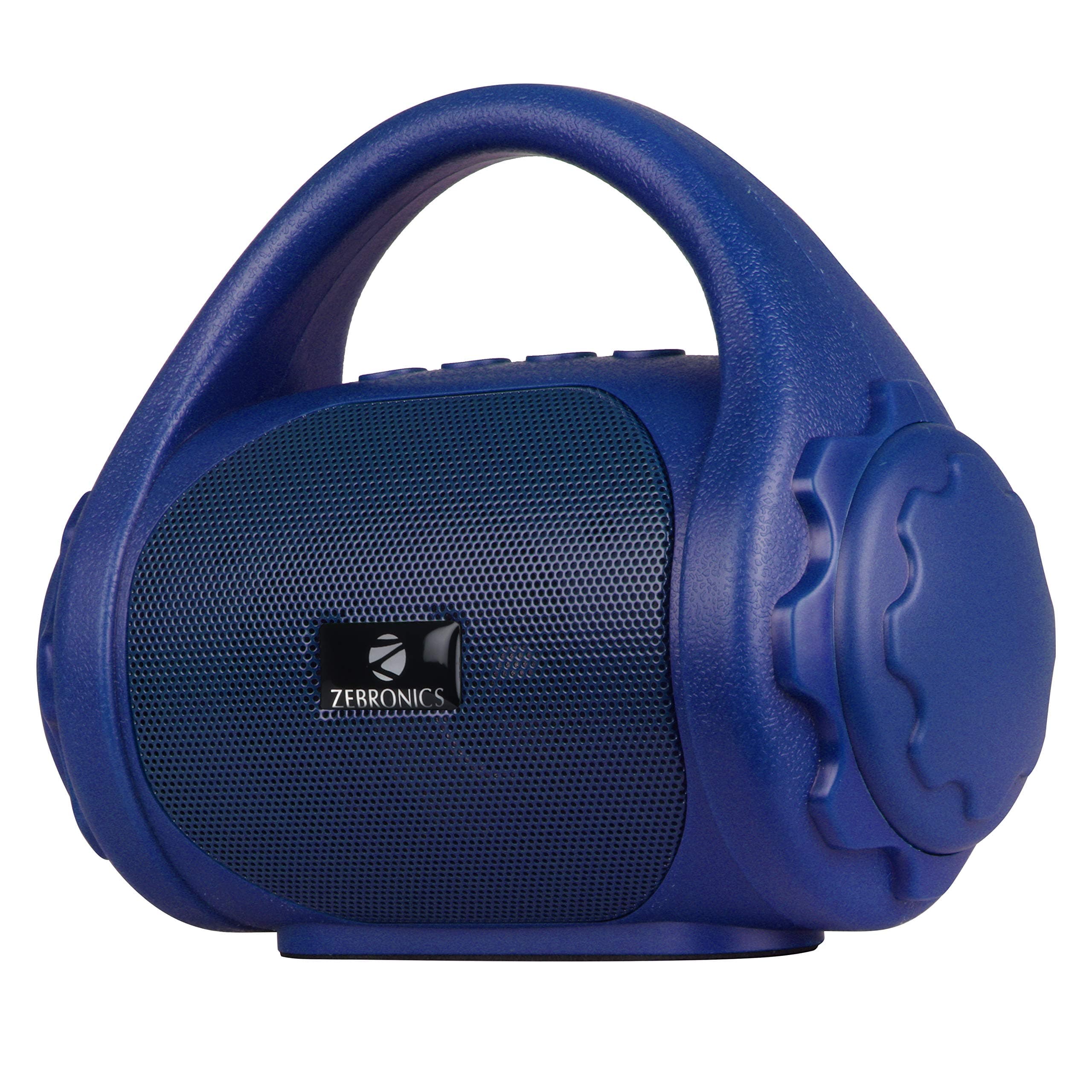 ZEB-COUNTY 3W Wireless Bluetooth Portable Speaker With Supporting Carry Handle, USB, SD Card, AUX, FM & Call Function (Blue)