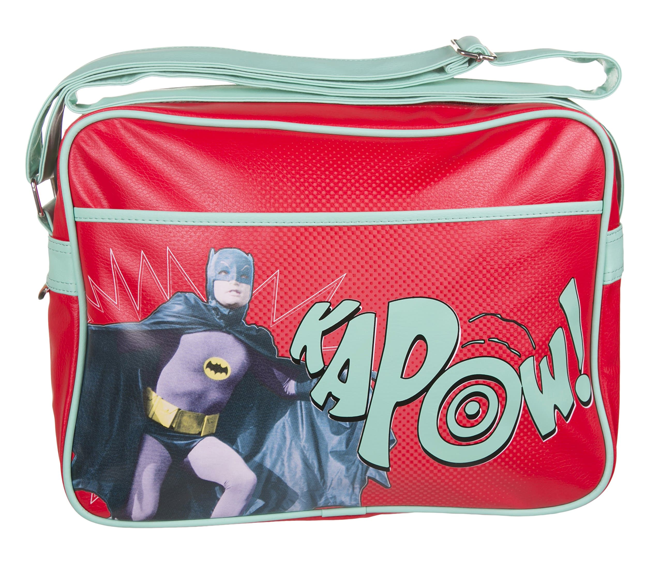 DC Comics - Bags, Rucksacks & Wallets - Batman Retro Bag - Comic Strip, Red Batman