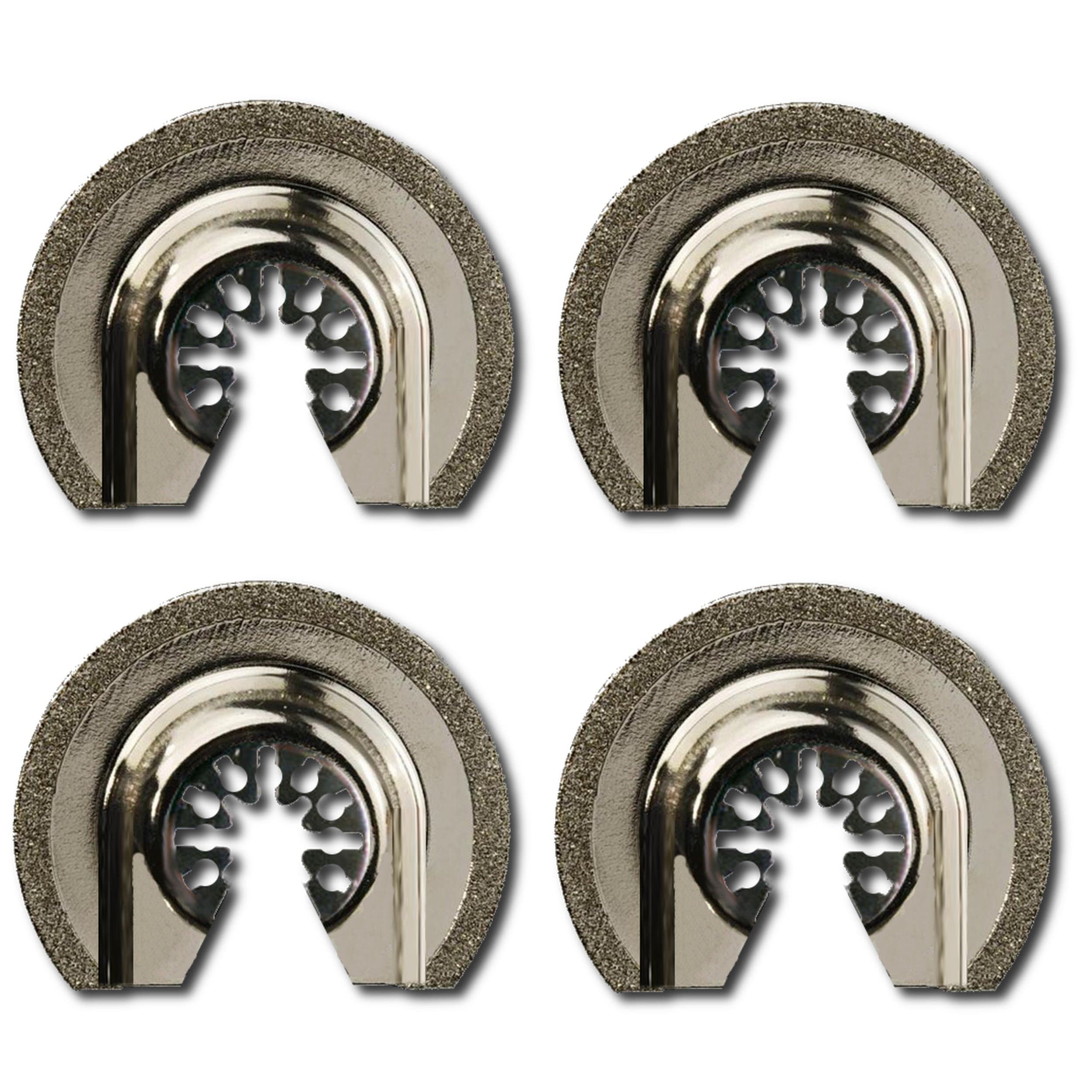 Integra Tools Platinum Series Blades P4DIA2.5 Semi-Round Flush Cut Universal Oscillating 2-1/2" Diamond Grout Saw Blade (4-Items)