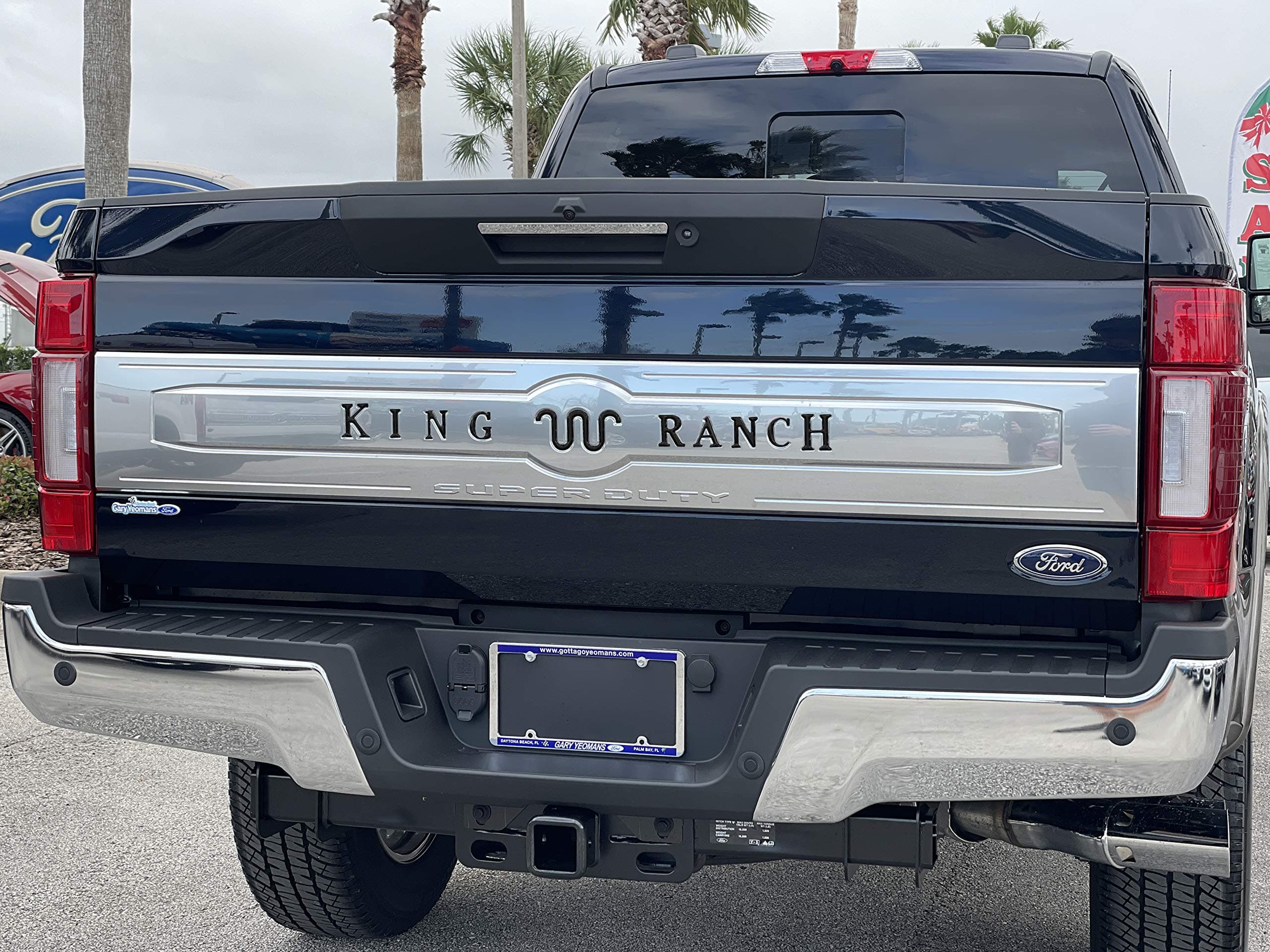"King Ranch" Letter Inserts - Compatible with 2020-2022 Super Duty