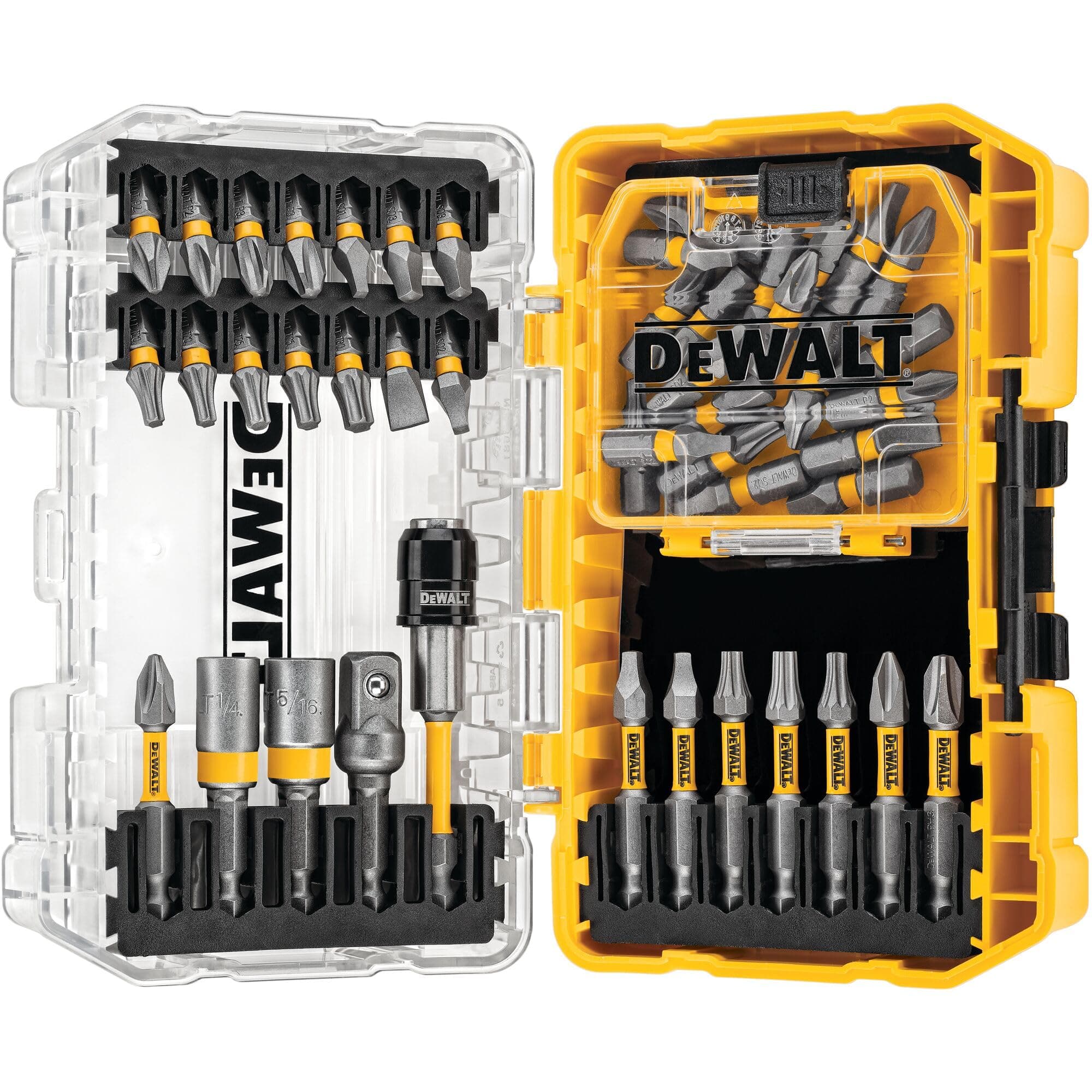 DEWALT 50 Pc MAX FIT Screwdriving Bit Sets with ToughCase+ System (DWAMF50)