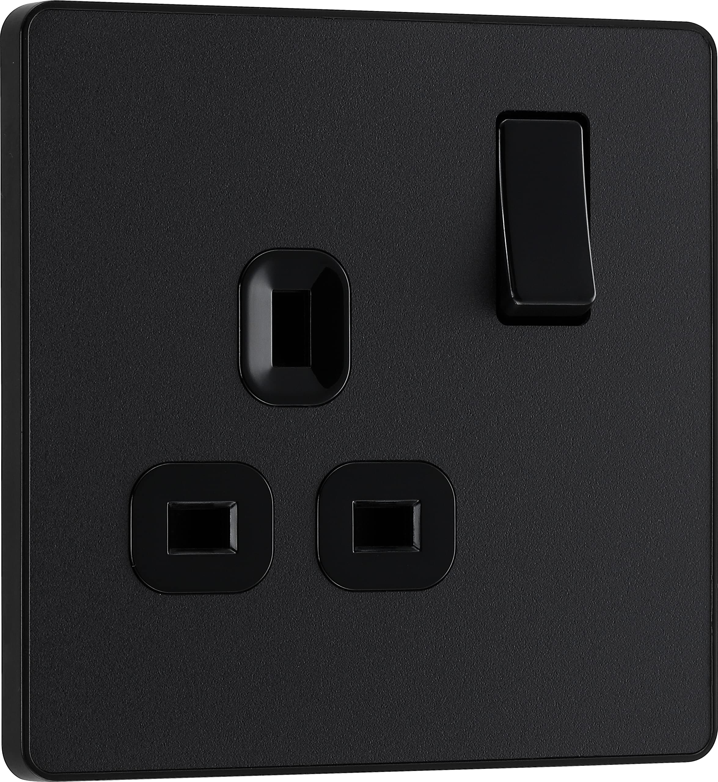 BG Evolve Single Socket Black Chrome