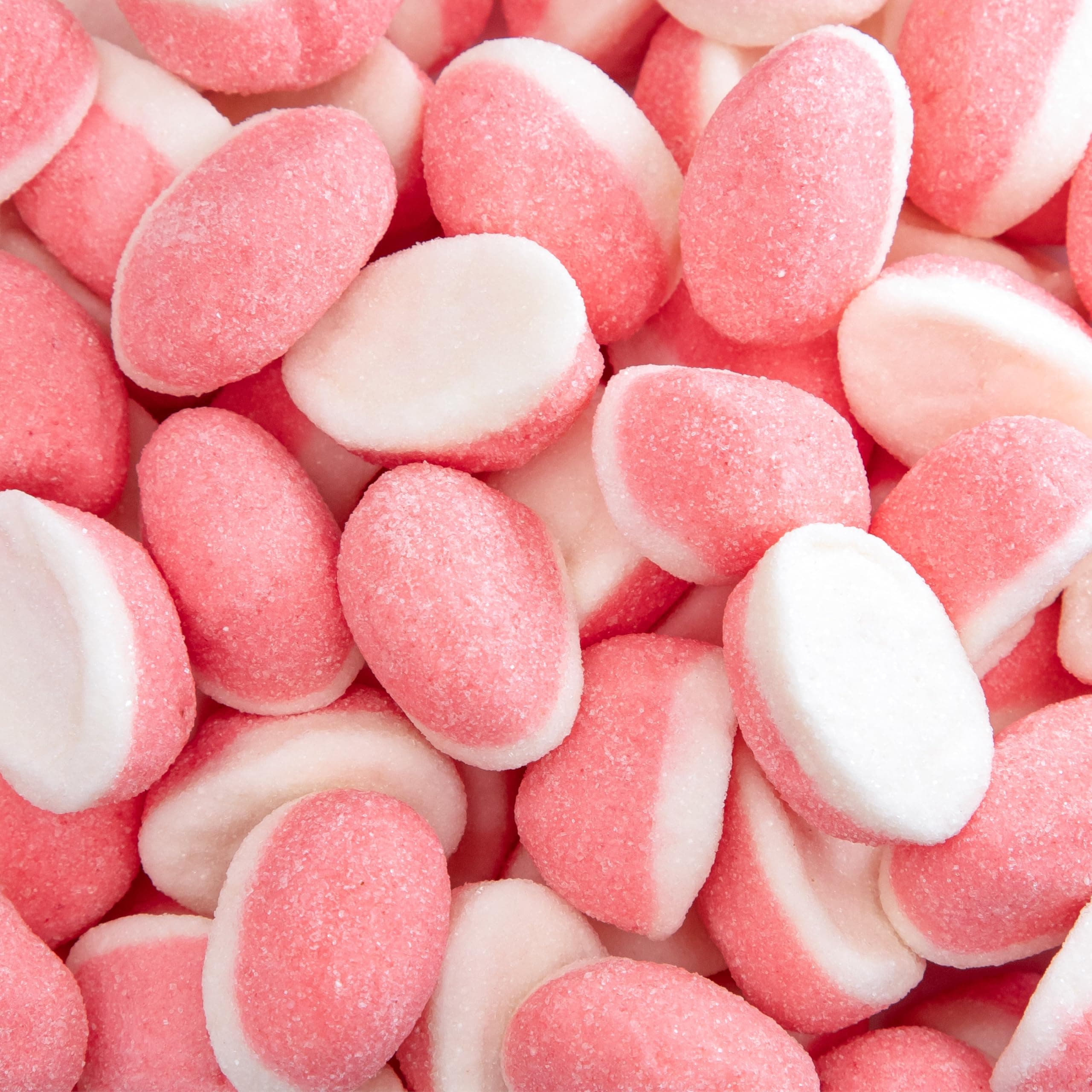 Strawberry Puffy Gummy Candy - 2 Pound Bulk Pack (About 110 Count) Pink Sweets