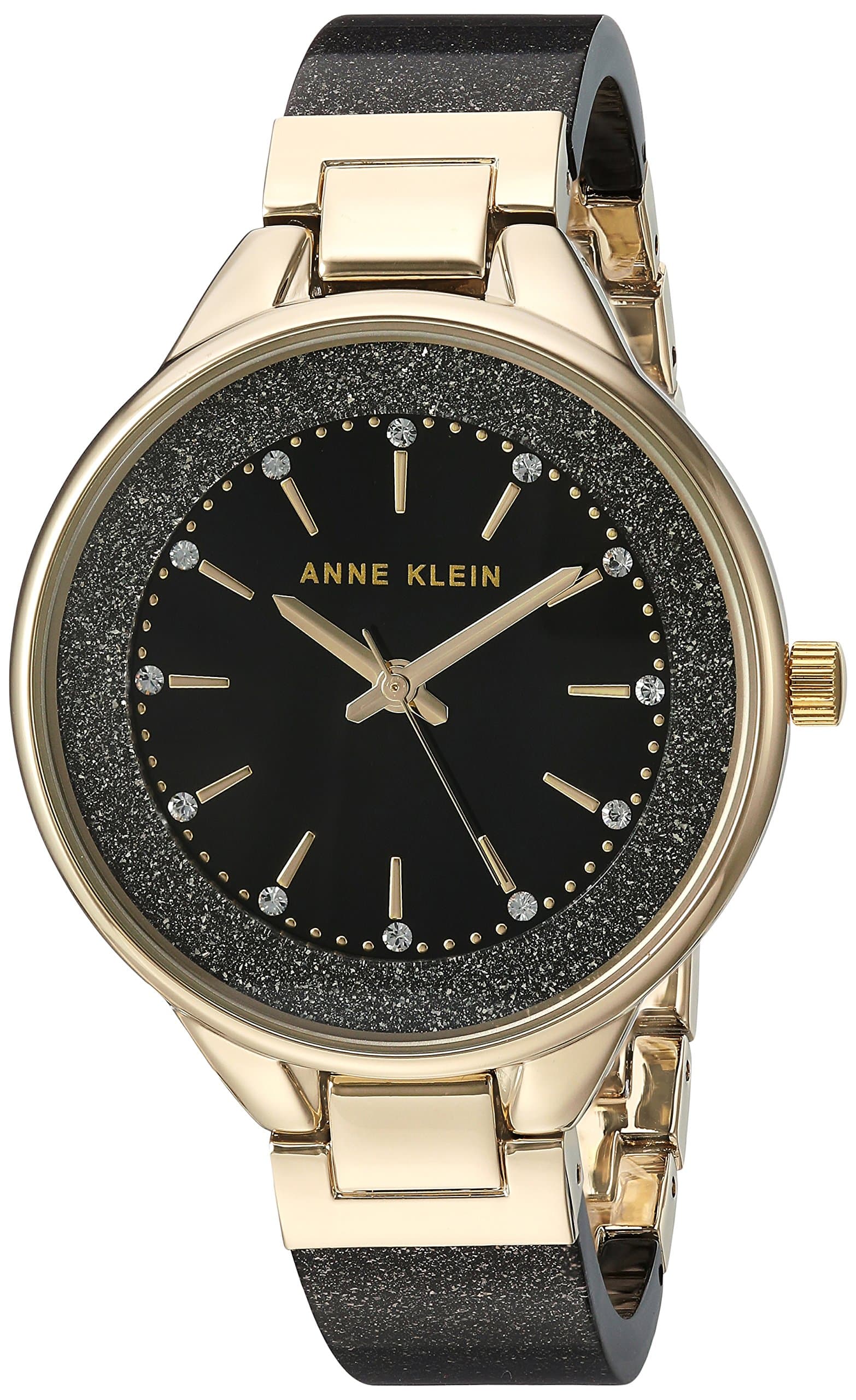 Women's Premium Crystal Accented Resin Bangle Watch