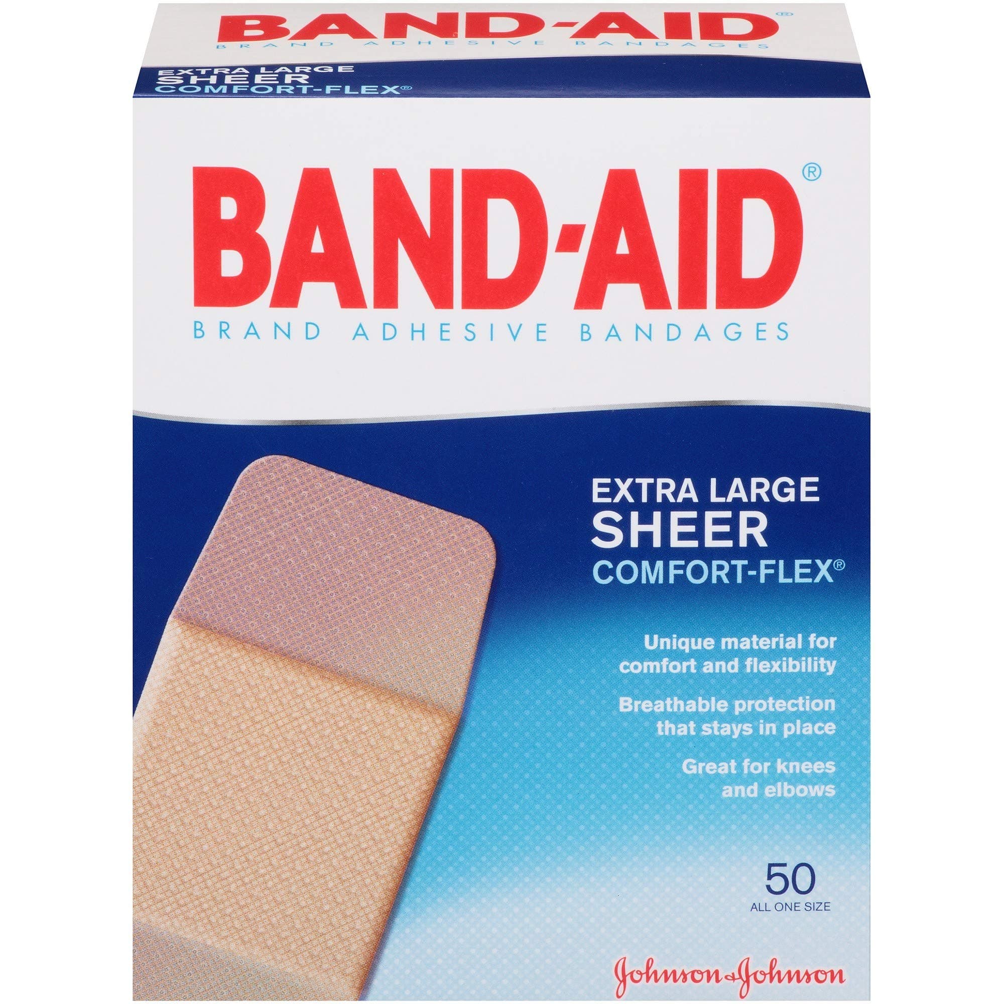 Band-AID Extra Large Sheer Comfort-Flex 50 ea