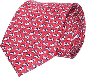 100% Silk Ties for Men Handmade Neckties with Animal Printed Patterns+Gift box …
