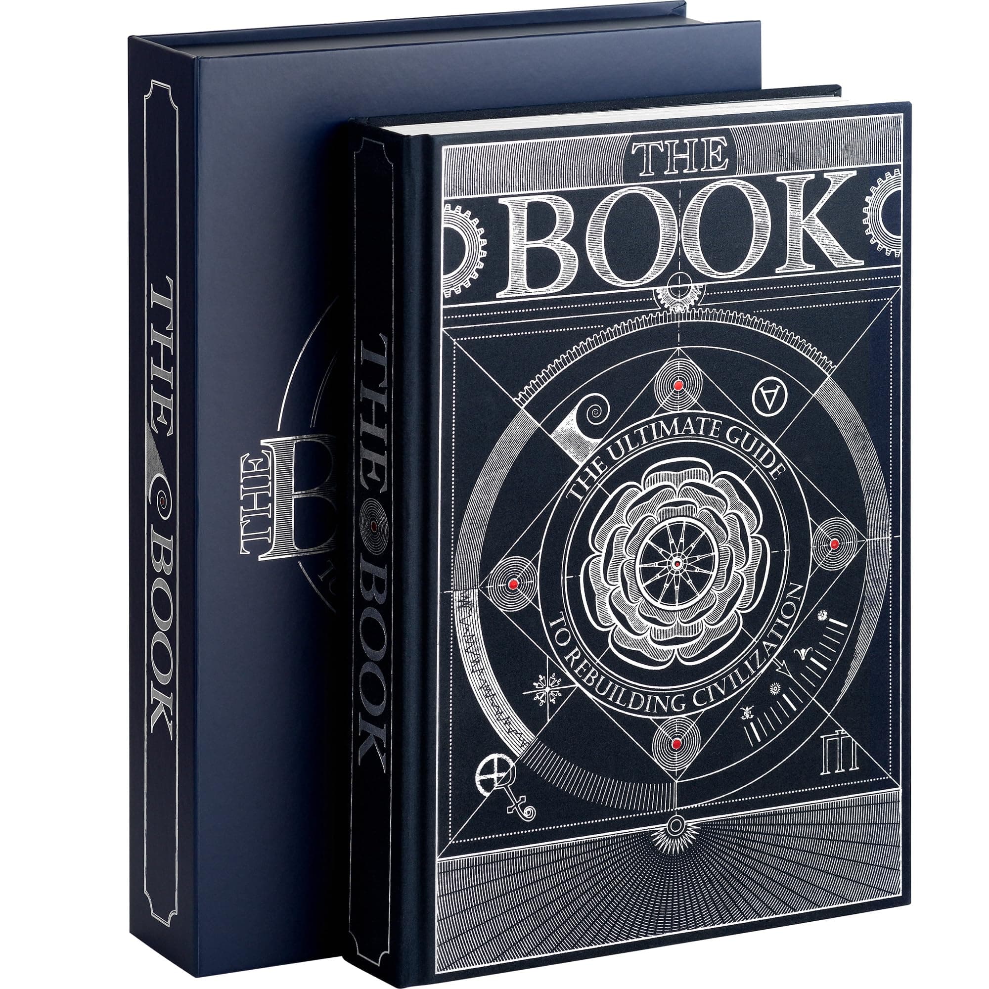 HUNGRY MINDS The Book in a Gift Box: Ultimate Guide for Rebuilding Civilization - Unique Artifact - Knowledge Encyclopedia with Over 400 Pages of Detailed & Catchy Illustrations