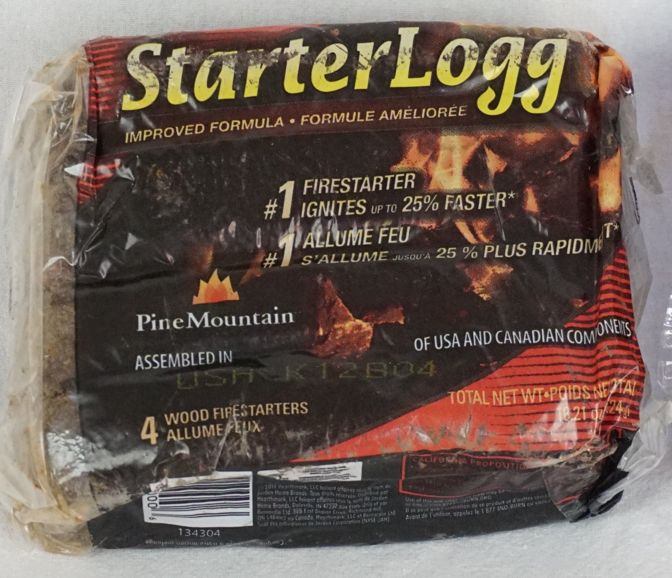 Pine Mountain Firestarter, 4-Pack, No Size, No Color