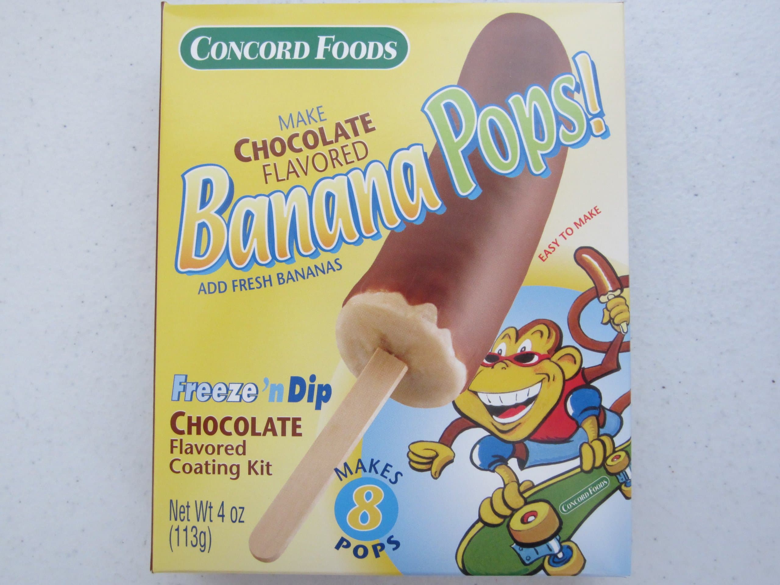 Chocolate Banana Pops Kit (Makes 8 Total Pops)