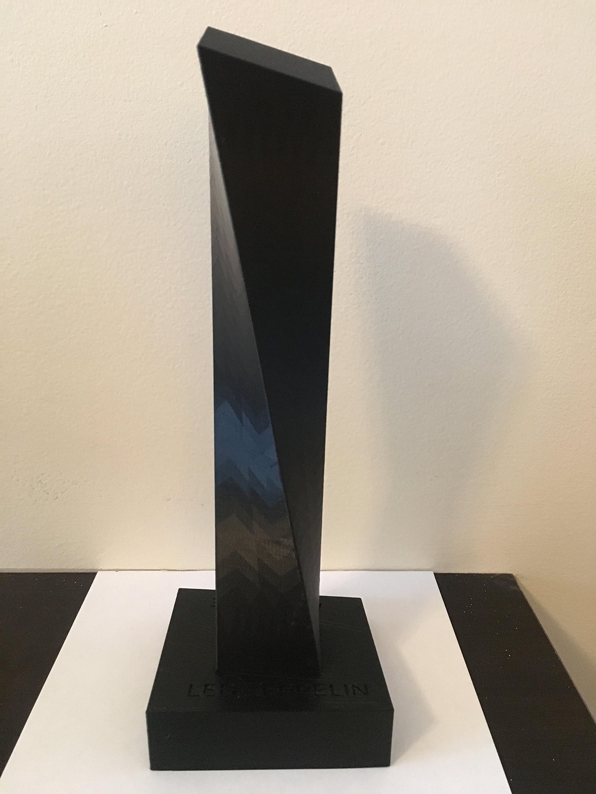 Led Zeppelin The Object, Real Size Height 30cm Black Sculpture, Rock Band Home Decor, Music Lover Gift