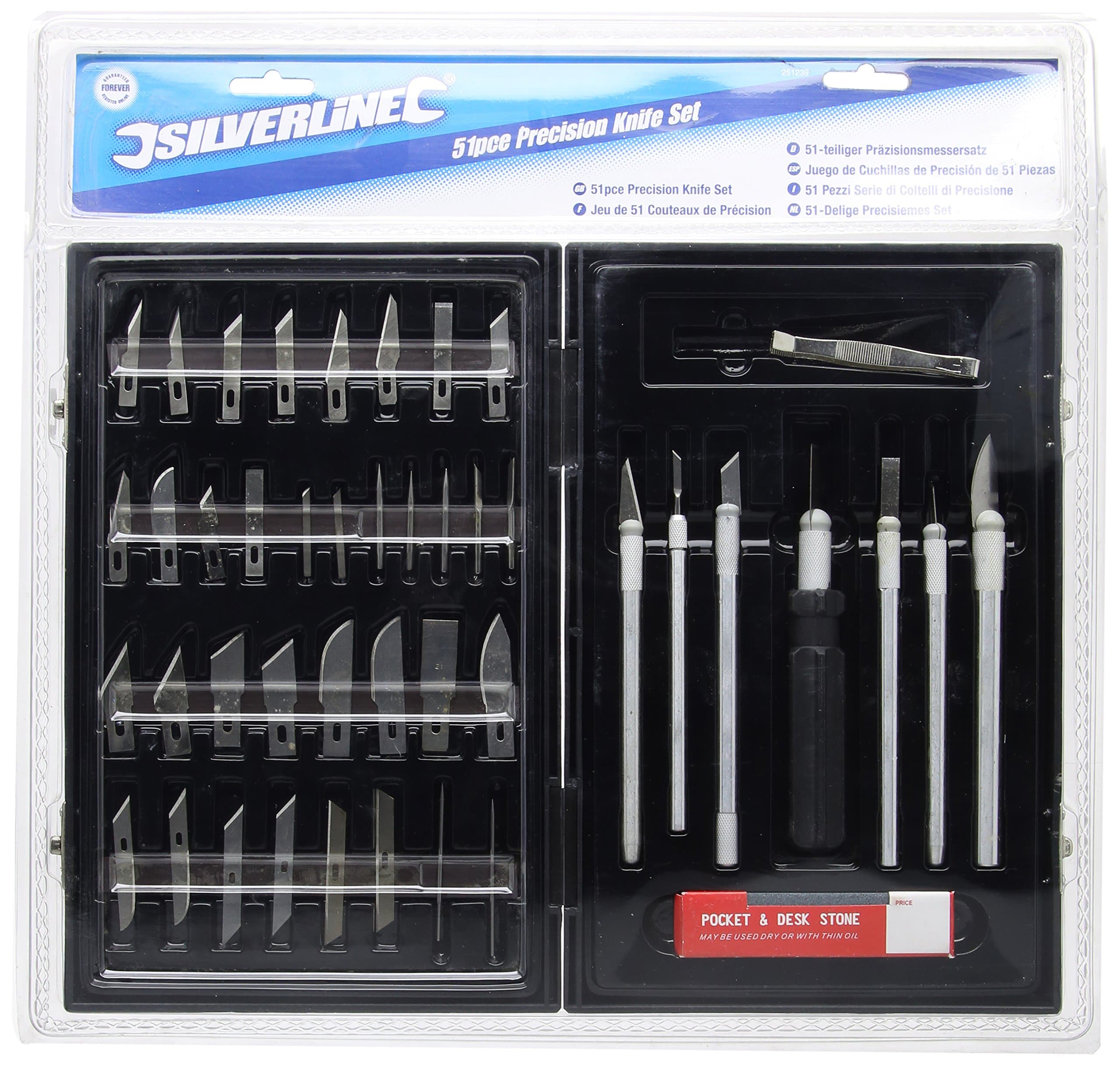 Silverline Hobby Knife Set 51pce (251239)