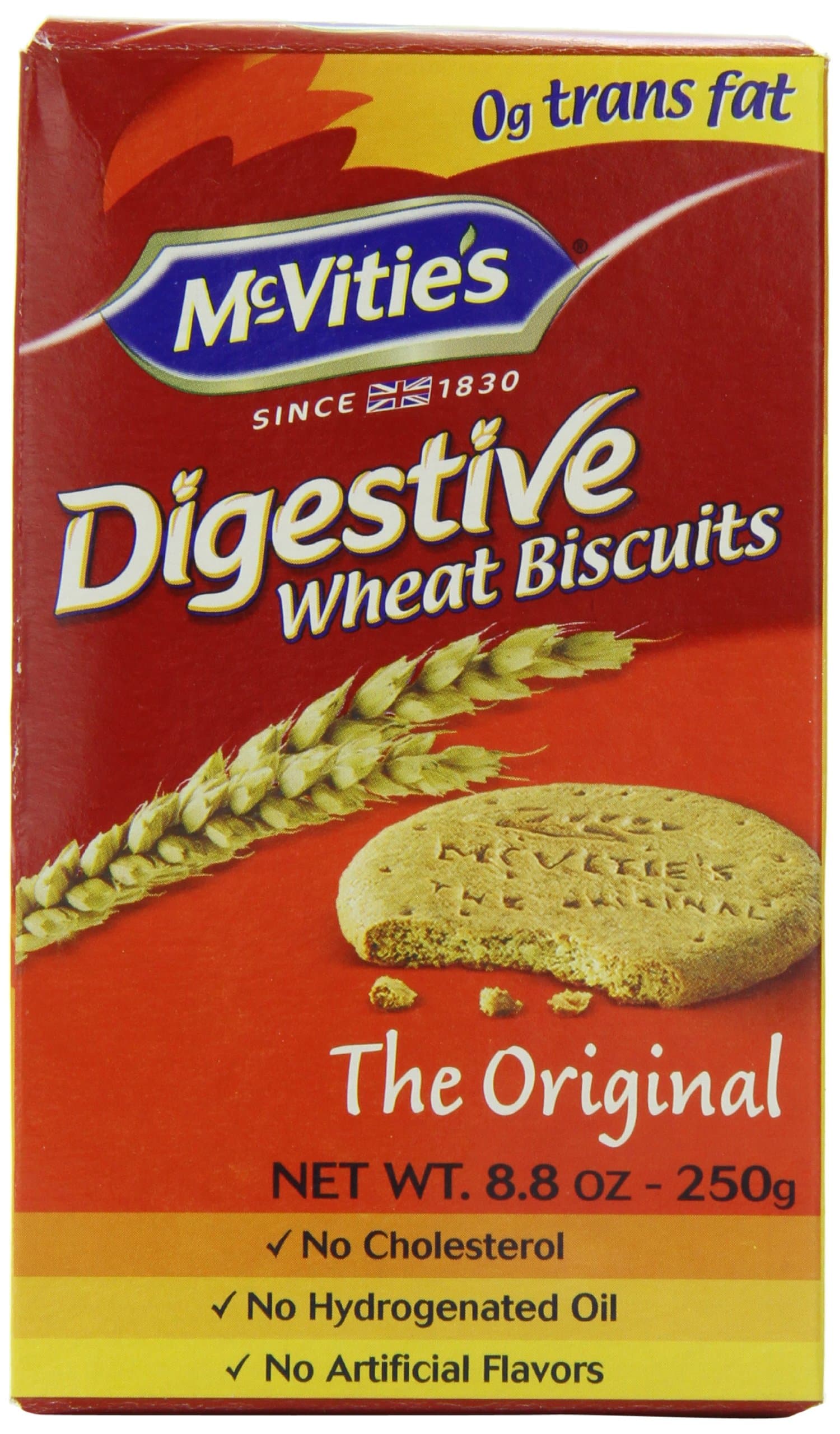 McVities Digestive Wheat Biscuits, 8.8 Ounce (Pack of 6)