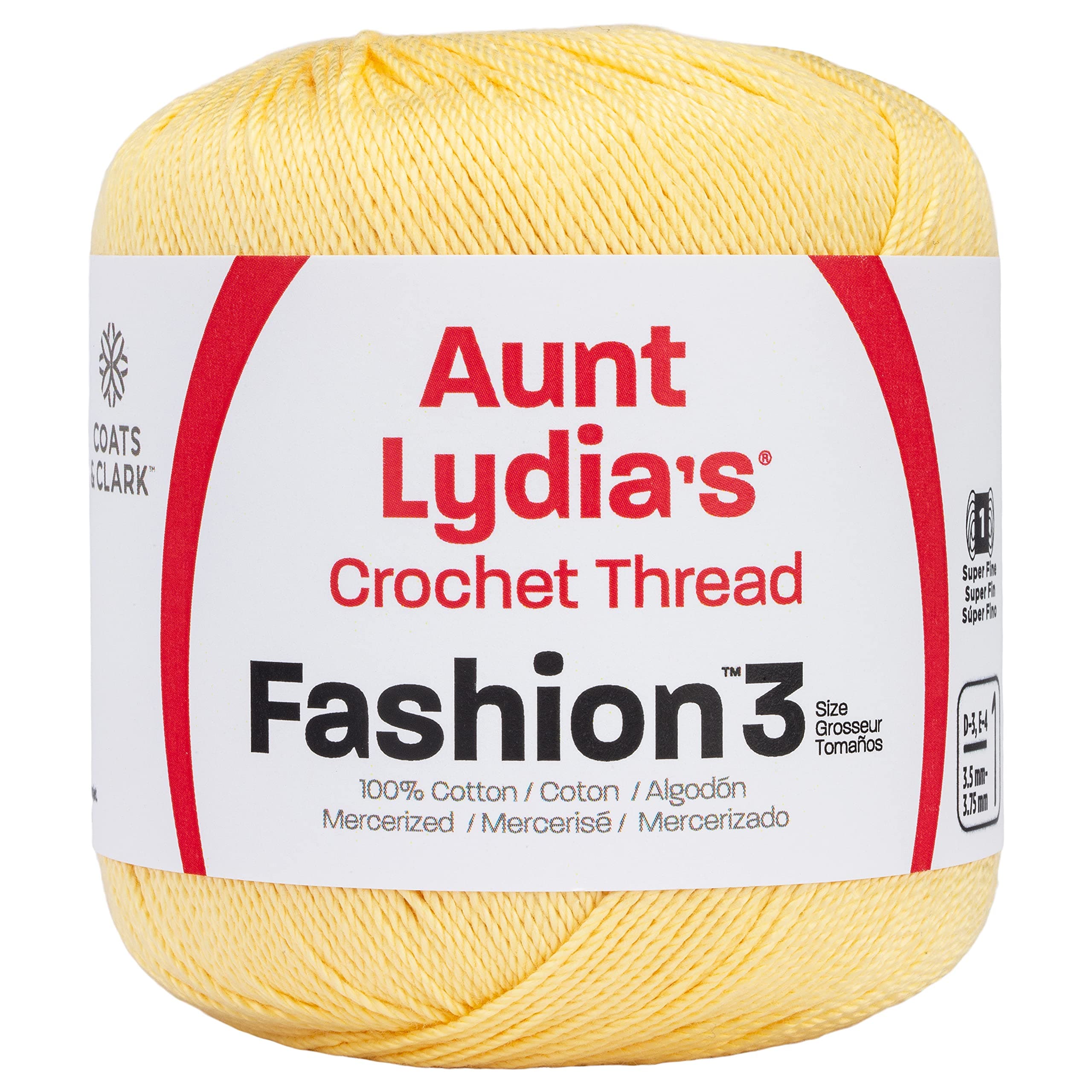 Fashion Crochet Thread, Maize