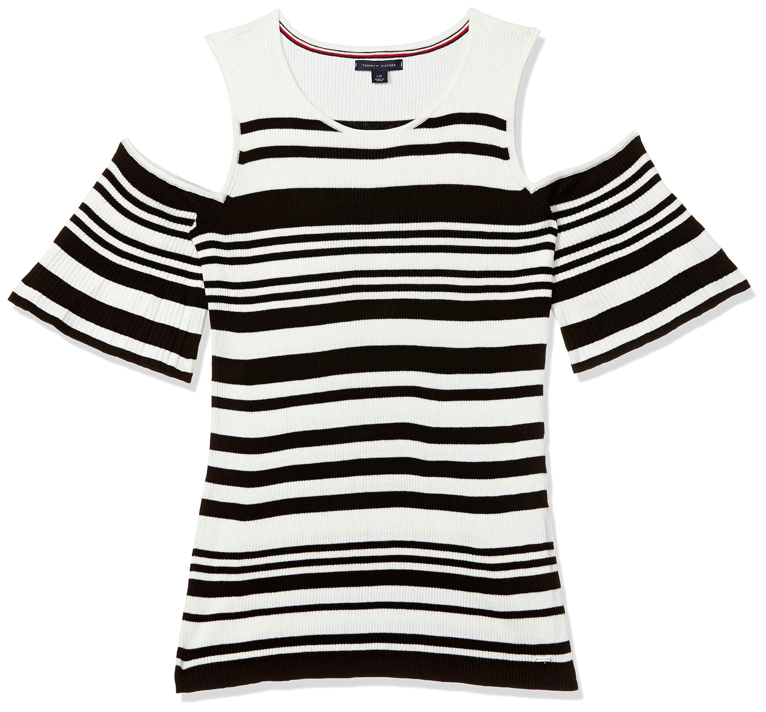 Tommy Hilfiger Women's Viscoseblend Cotton Round Neck Pullover