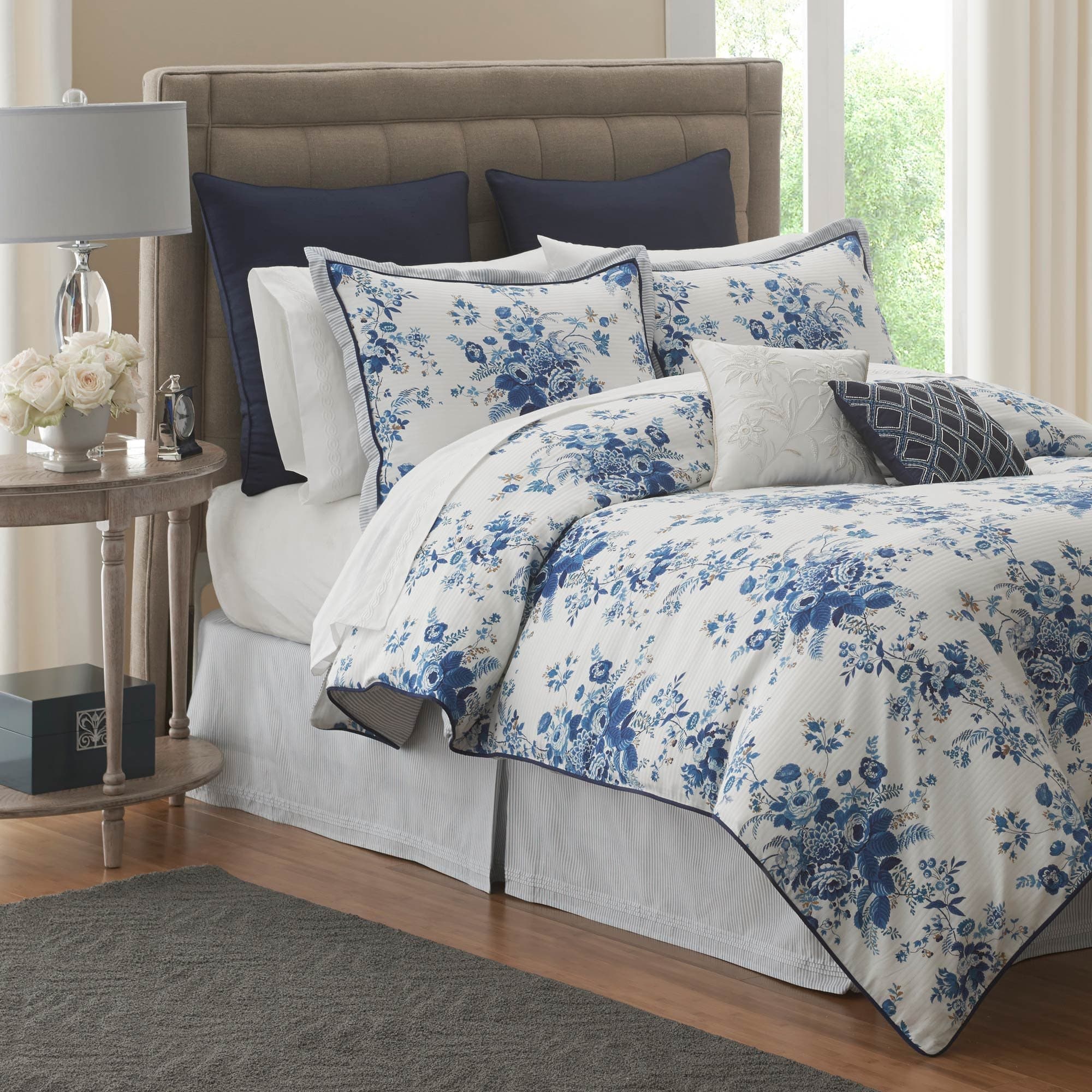 Patrician Halstead 8-Piece Comforter Set, Queen
