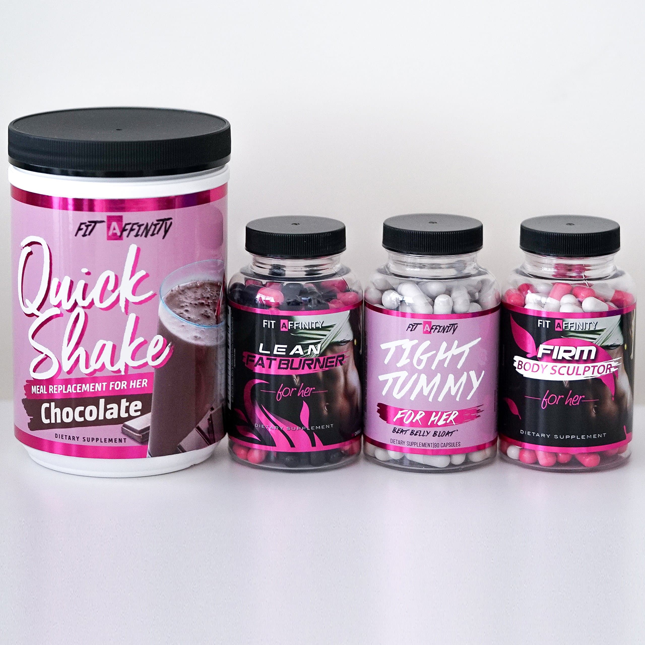 Fit Affinity Quick Shake & Weight Loss Bundle (Chocolate)