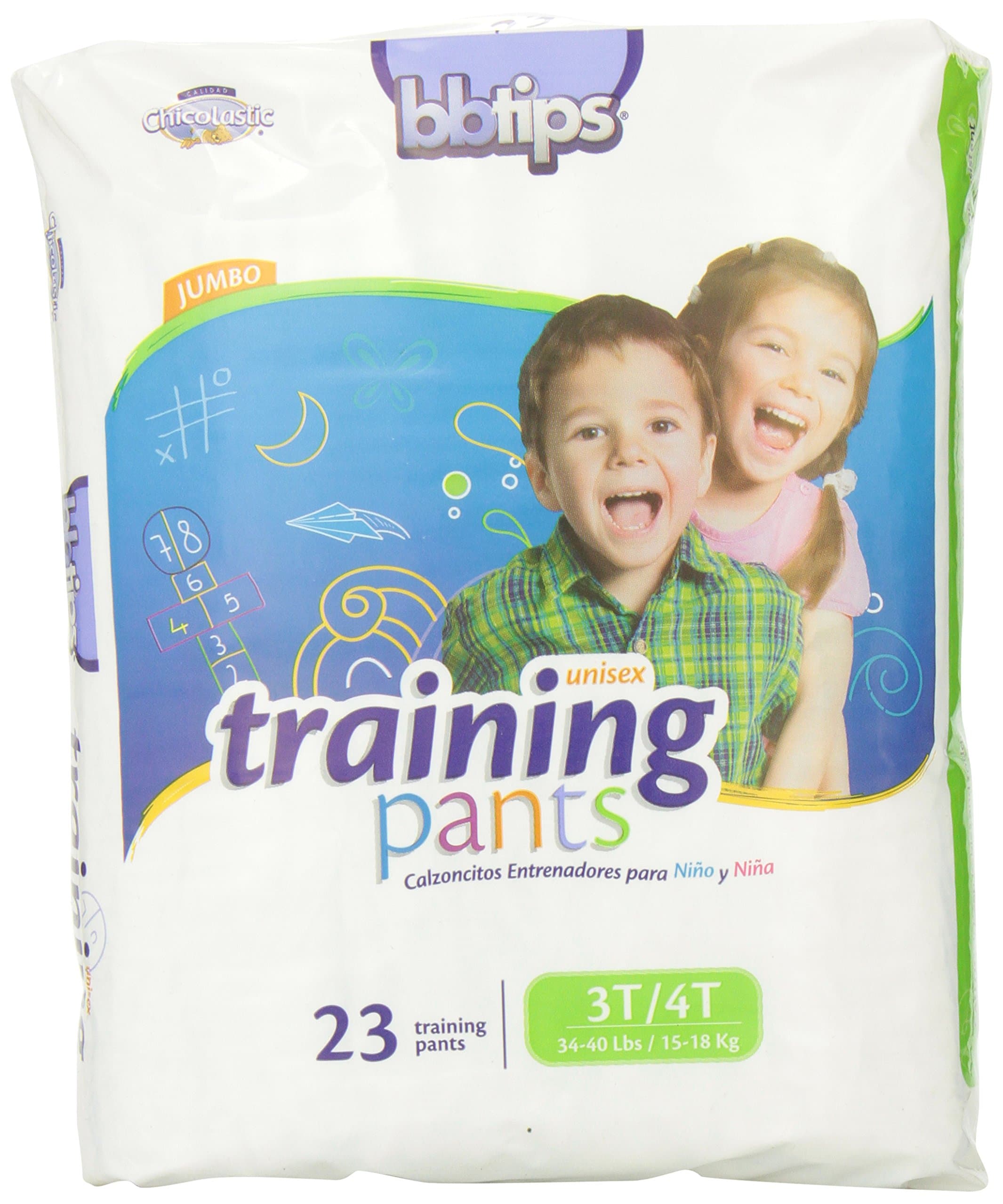Infant Disposable Training Pants, Large, Size 3T-4T, 92 Count