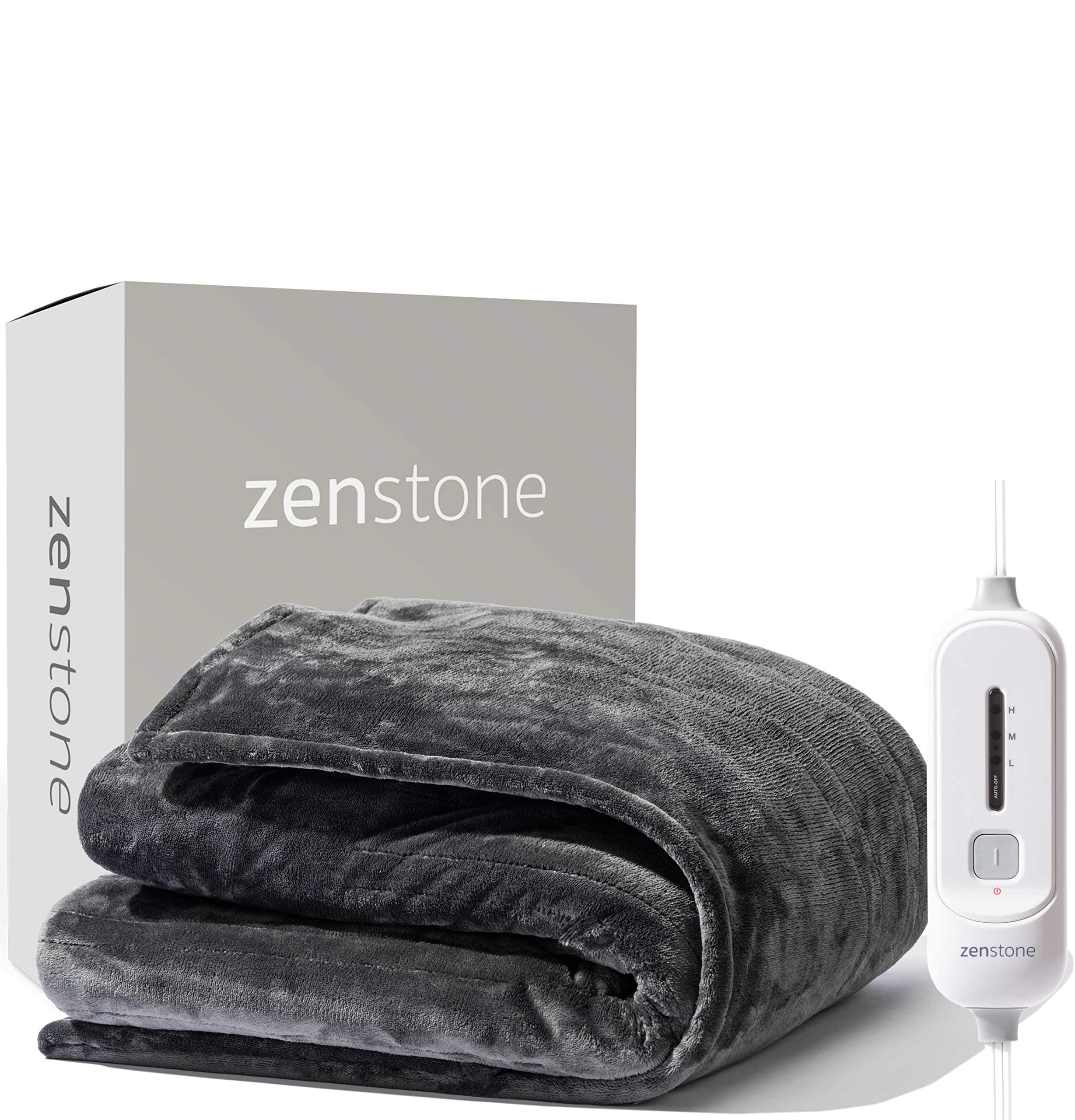 zenstone | Heated Throw with Auto Off | 3 Heat Settings