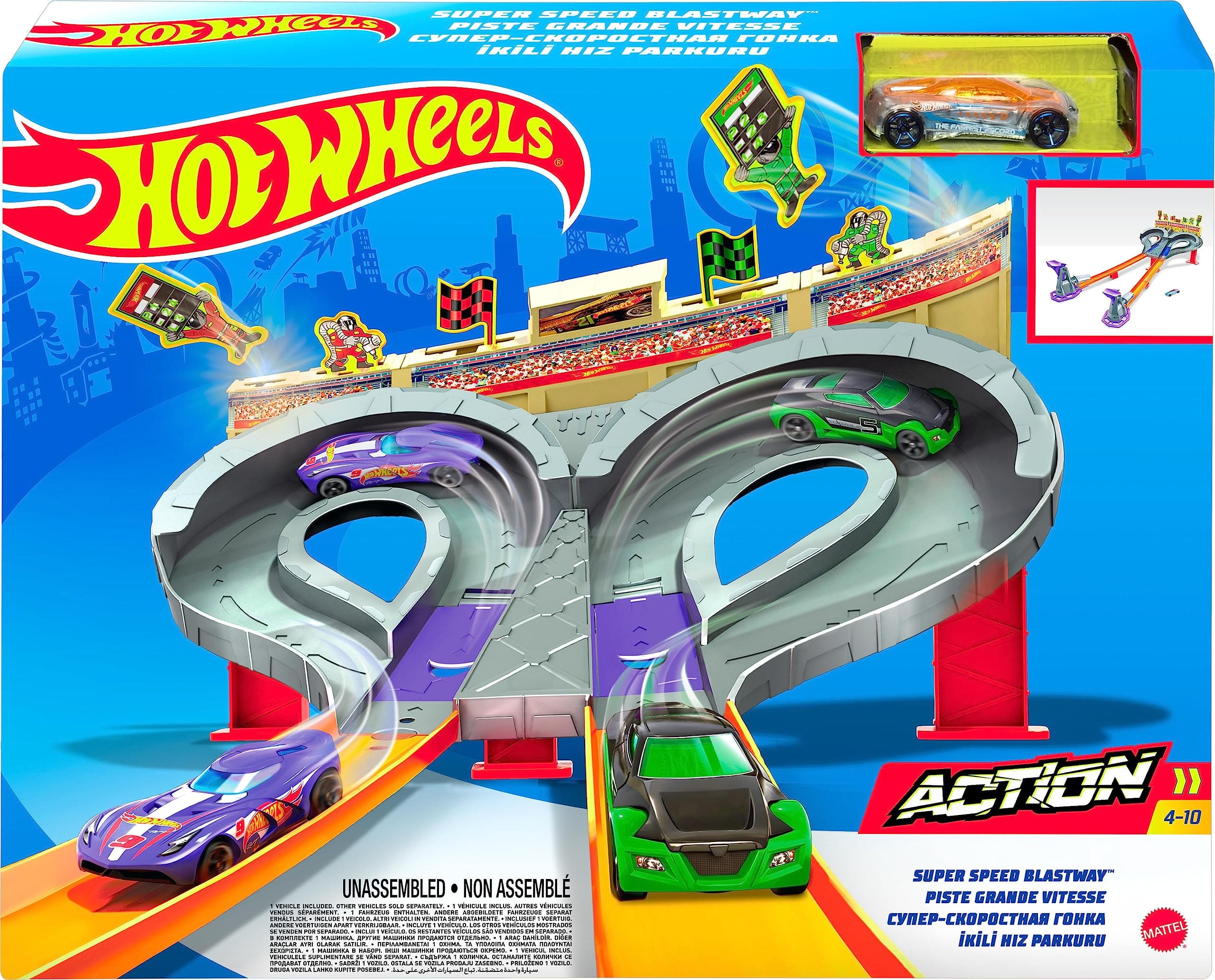 Hot Wheels HOT WHEELS SUPER SPEED BLASTWAY Track Set