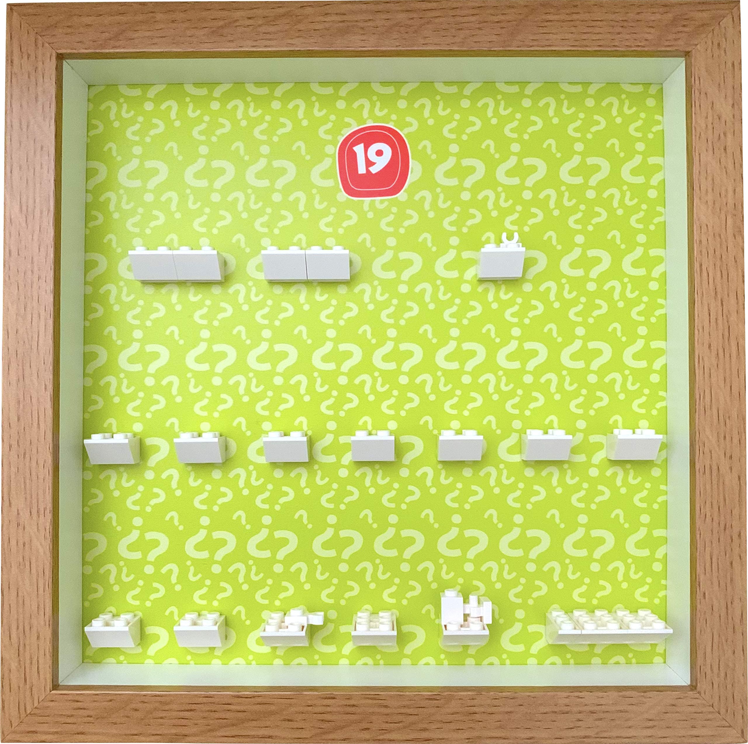 FRAMEPUNK Display Frame, compatible with LEGO® 71025 Minifigures Series 19