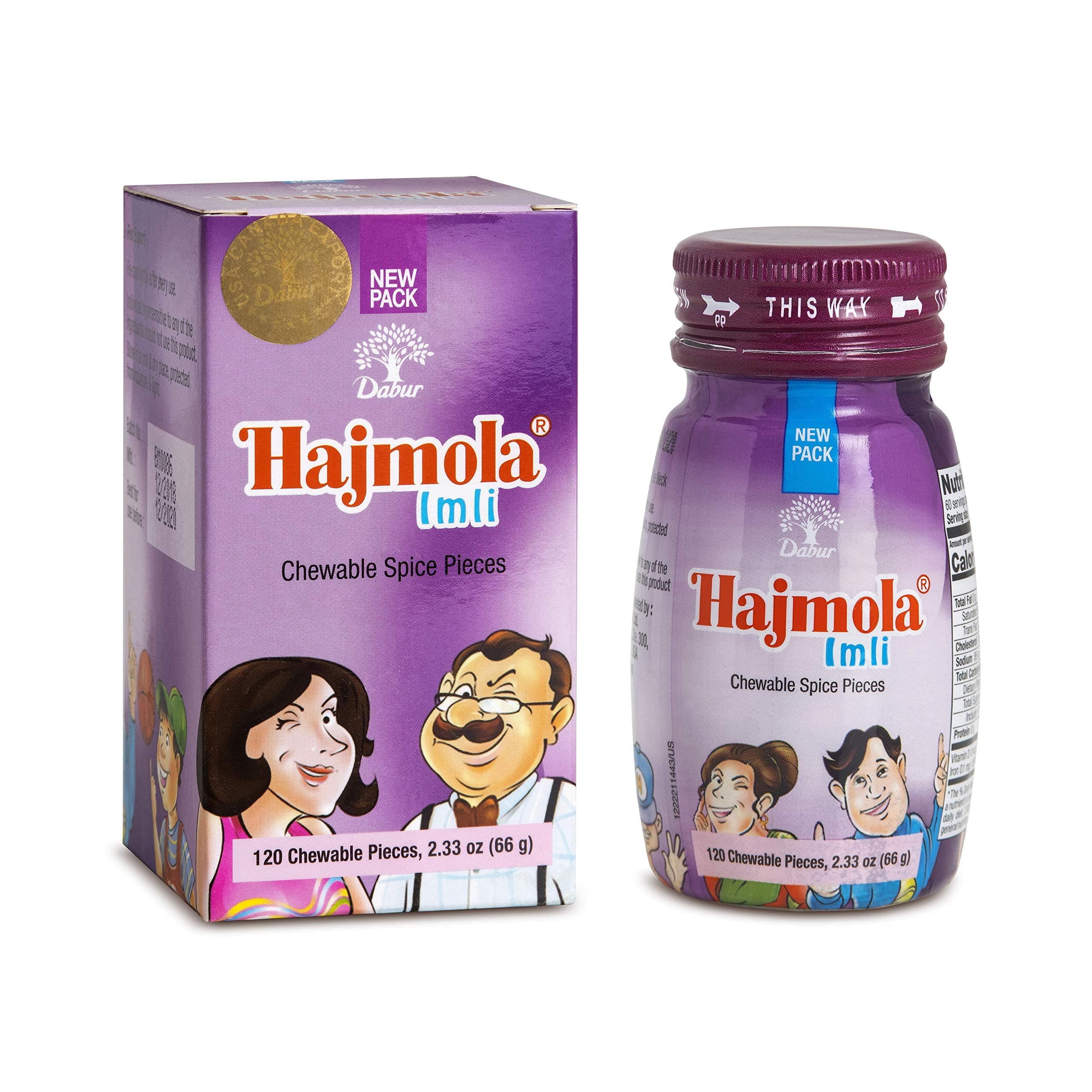 Hajmola (Imli) 120Tabs by Dabur