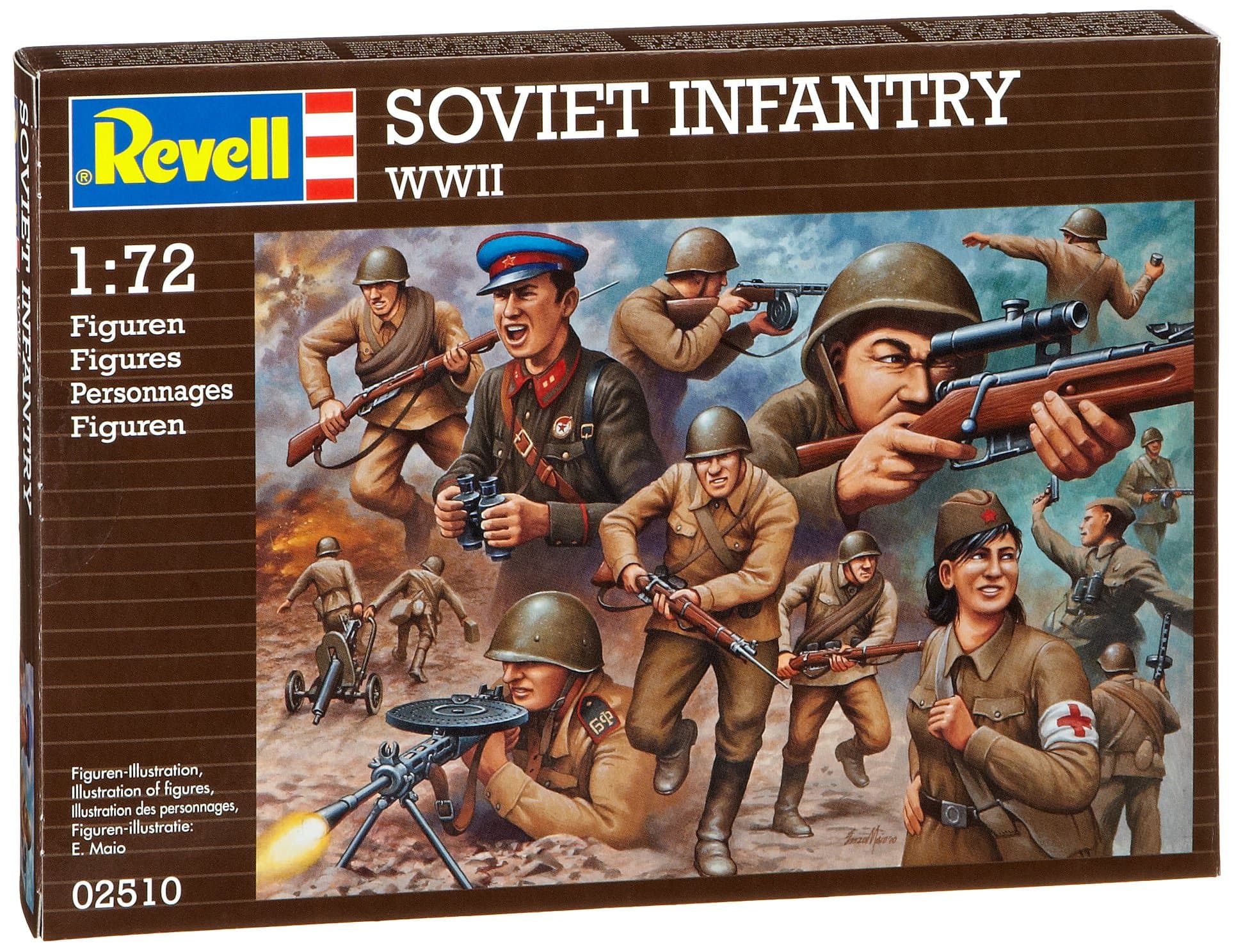 Revell 1:72 02510 Soviet Infantry WWII