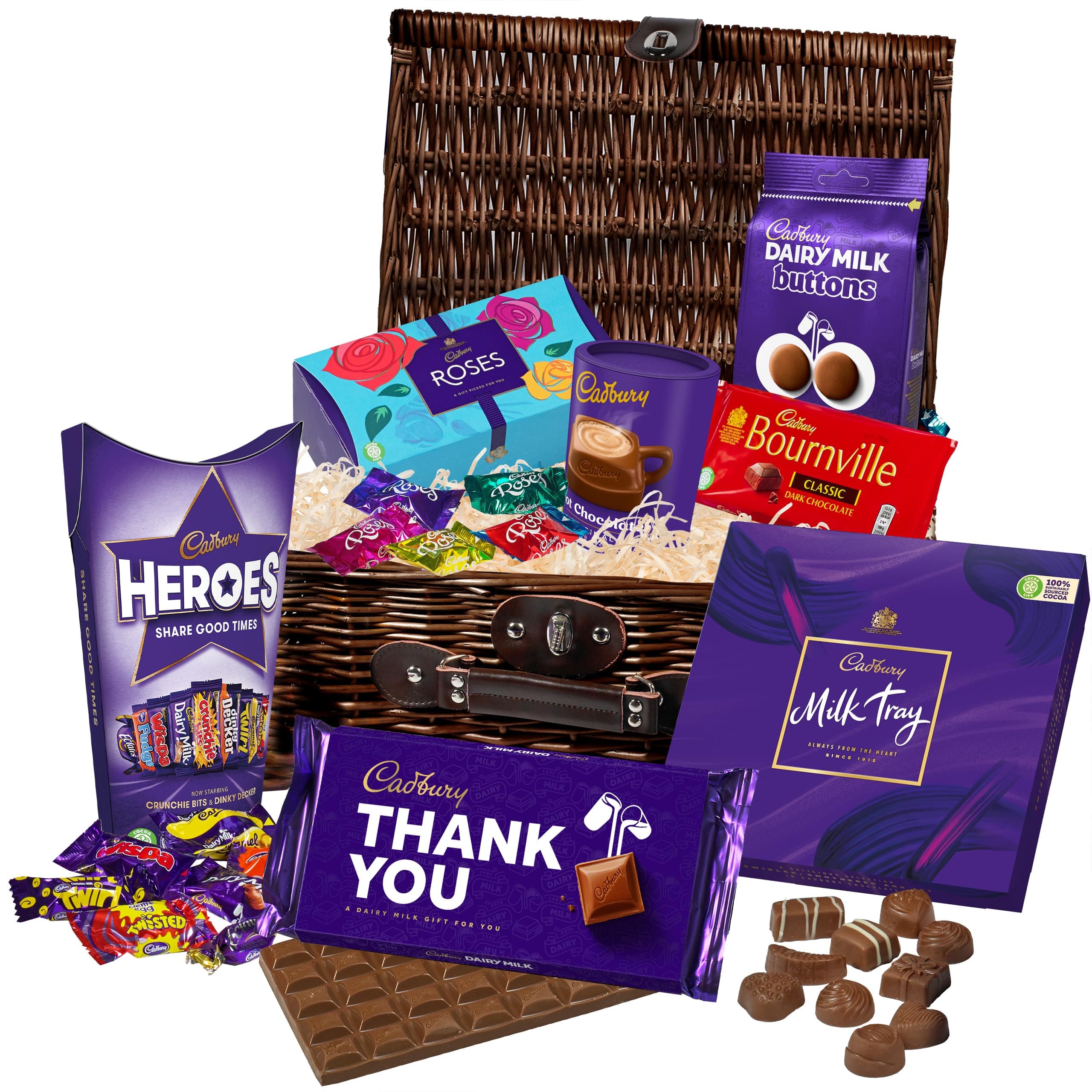 Cadbury Thank You Chocolate Basket