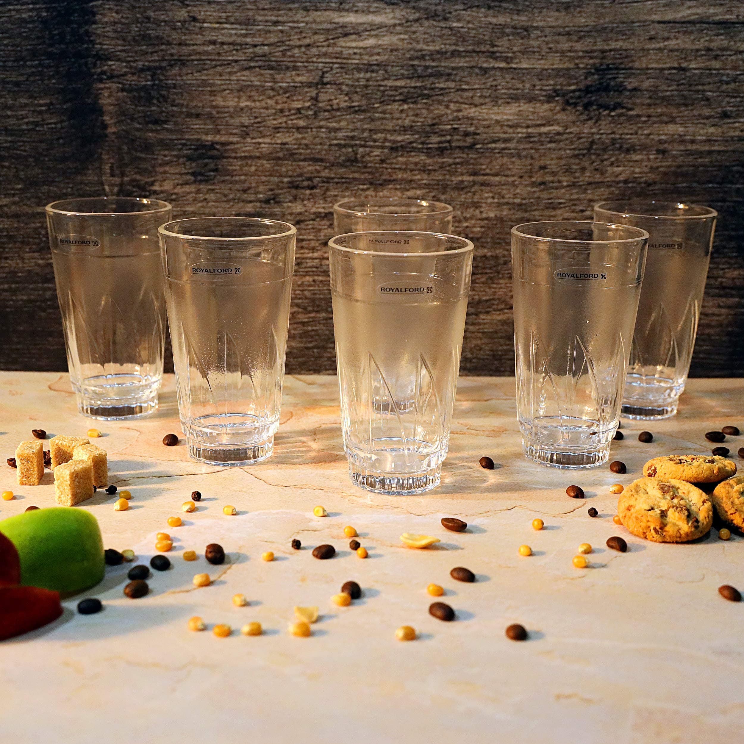 Glass Set 6 Pieces, Clear