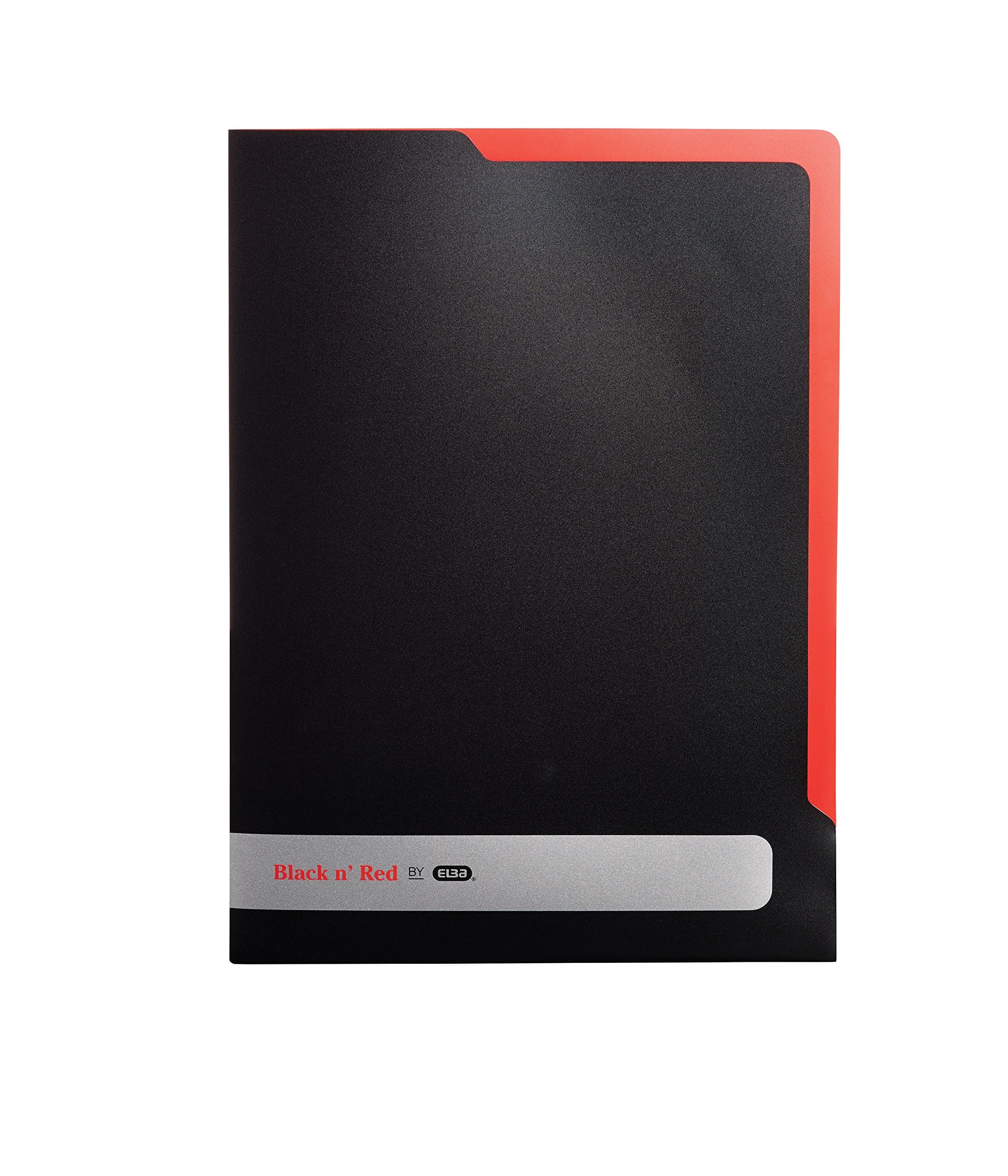 Elba Black n' Red Executive Opaque Folder (Pack of 5)