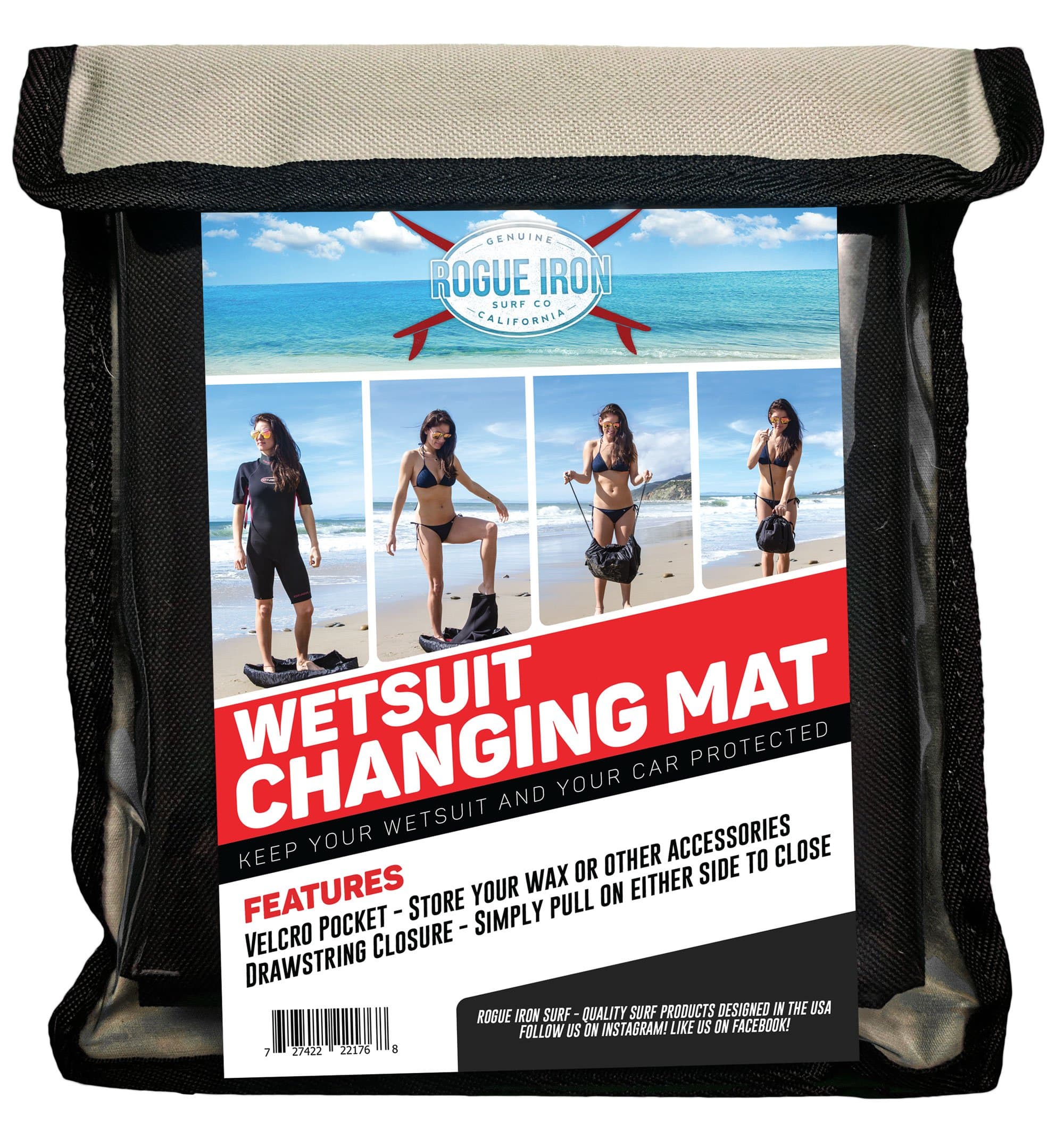 Rogue Iron Premium Surf Wetsuit Change Mat