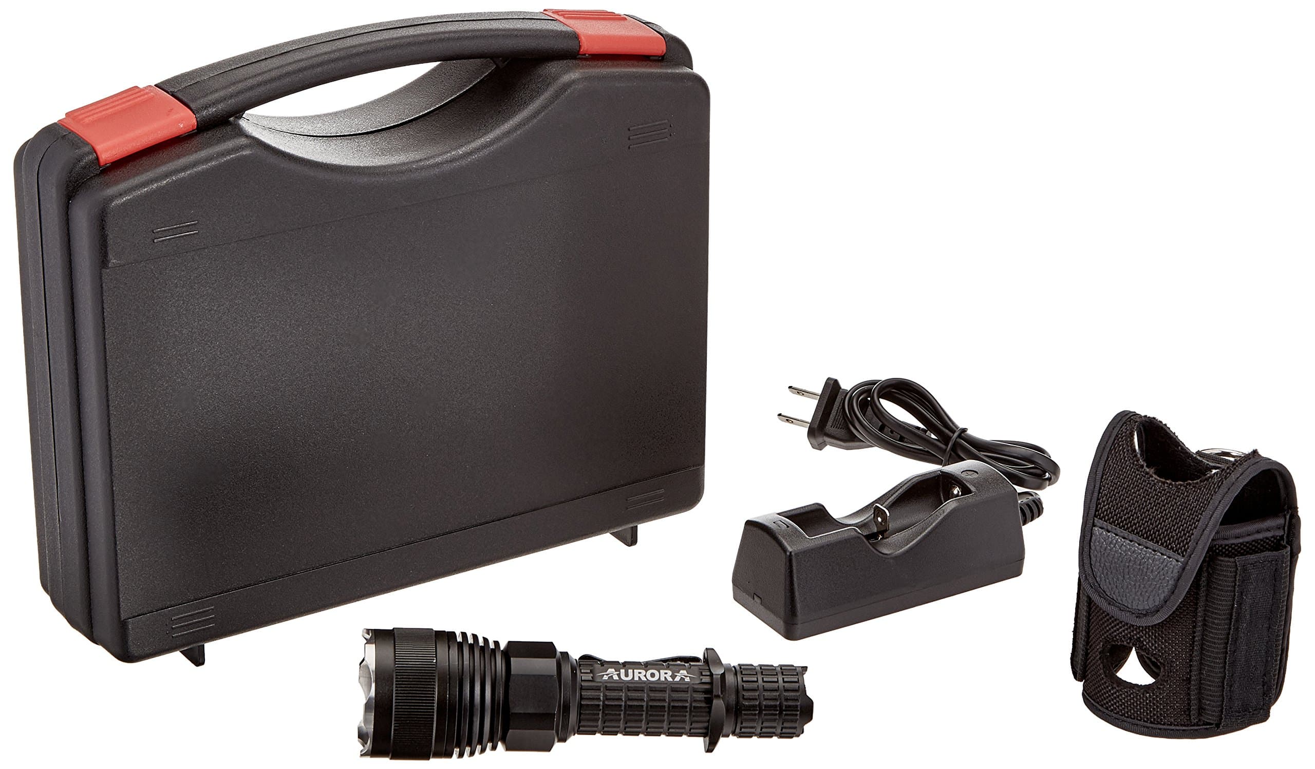 Aurora LED Tactical Off Road LED Flashlight, 10W Cree White LED, 6” Length. 5 Levels