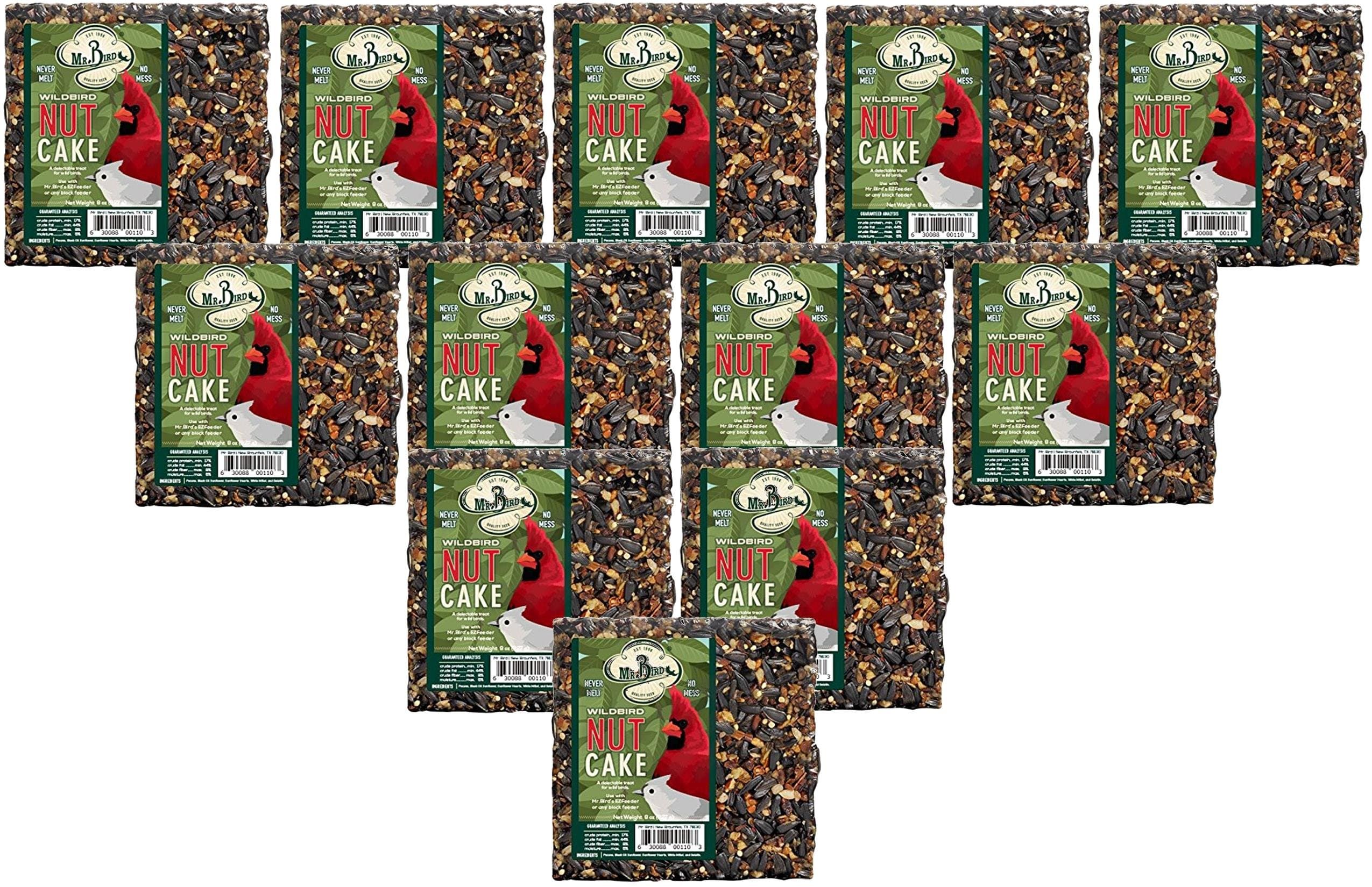 JCs Wildlife12 Pack Mr. Bird Nut Cake, 8 oz