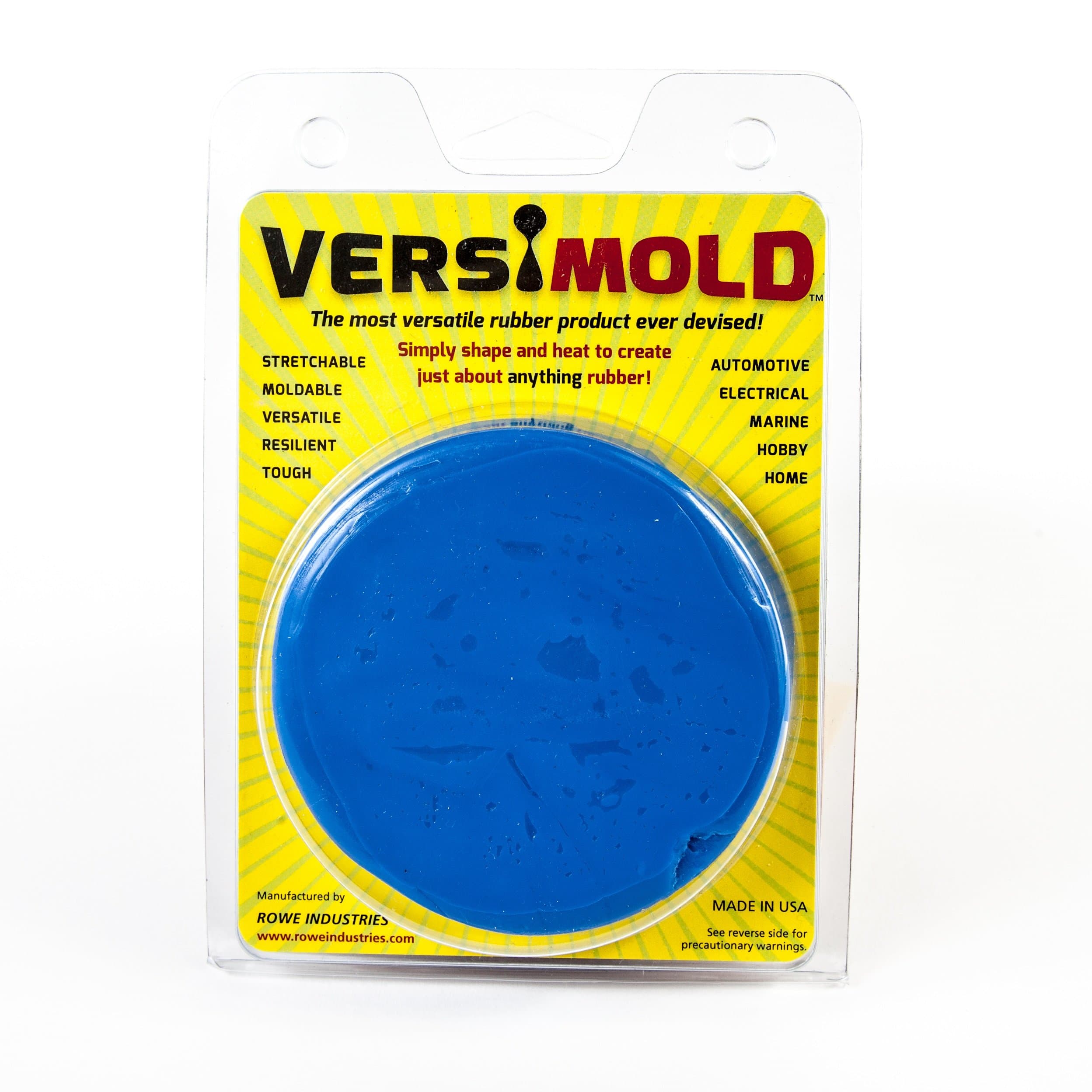 Versimold VM00136 Blue Versatile and Moldable Silicone Rubber Compound for DIY make-it or fix-it projects and more