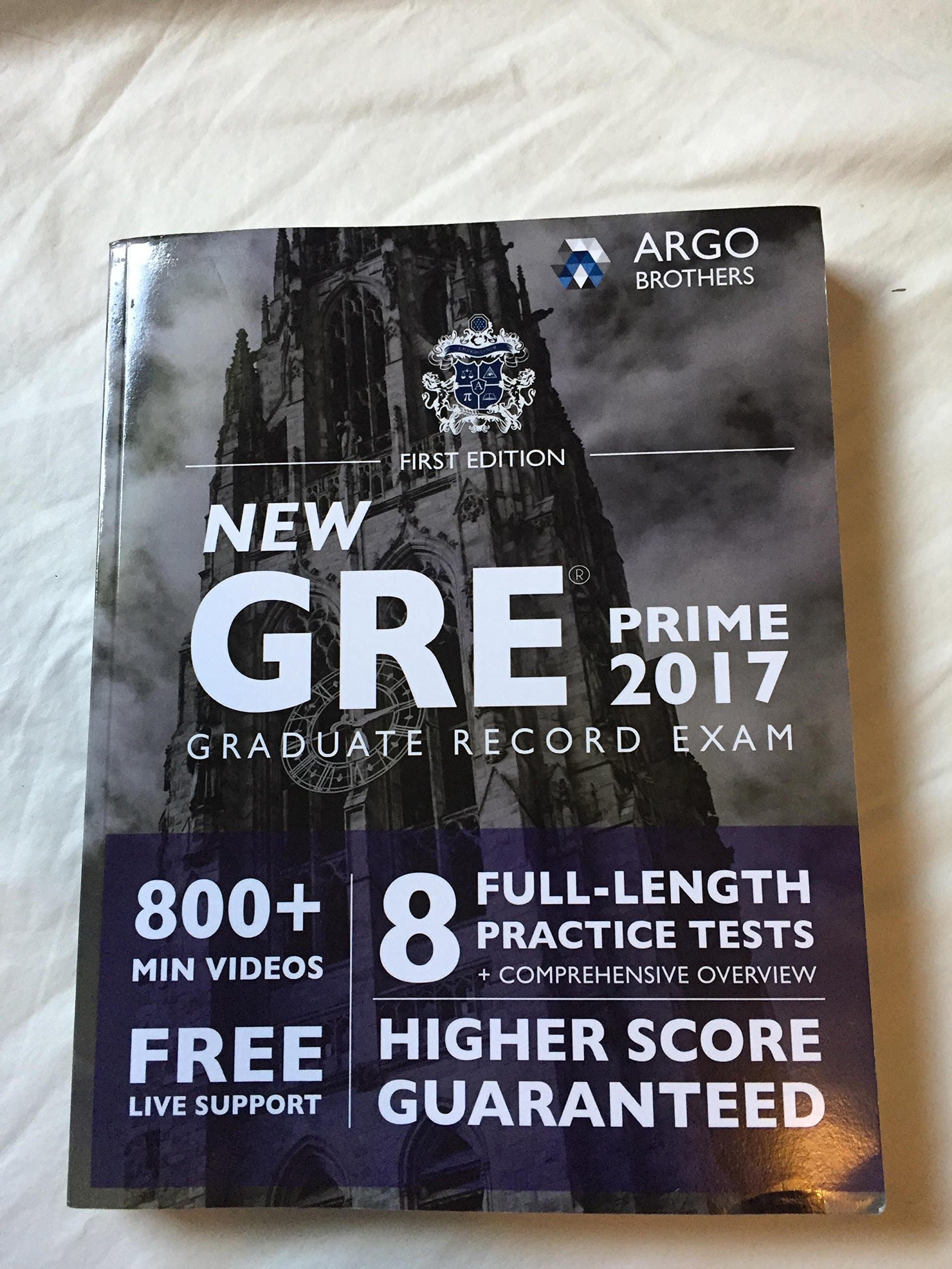 GRE Prep 2017 with 8 Practice Tests: Test Prep (Argo Brothers)