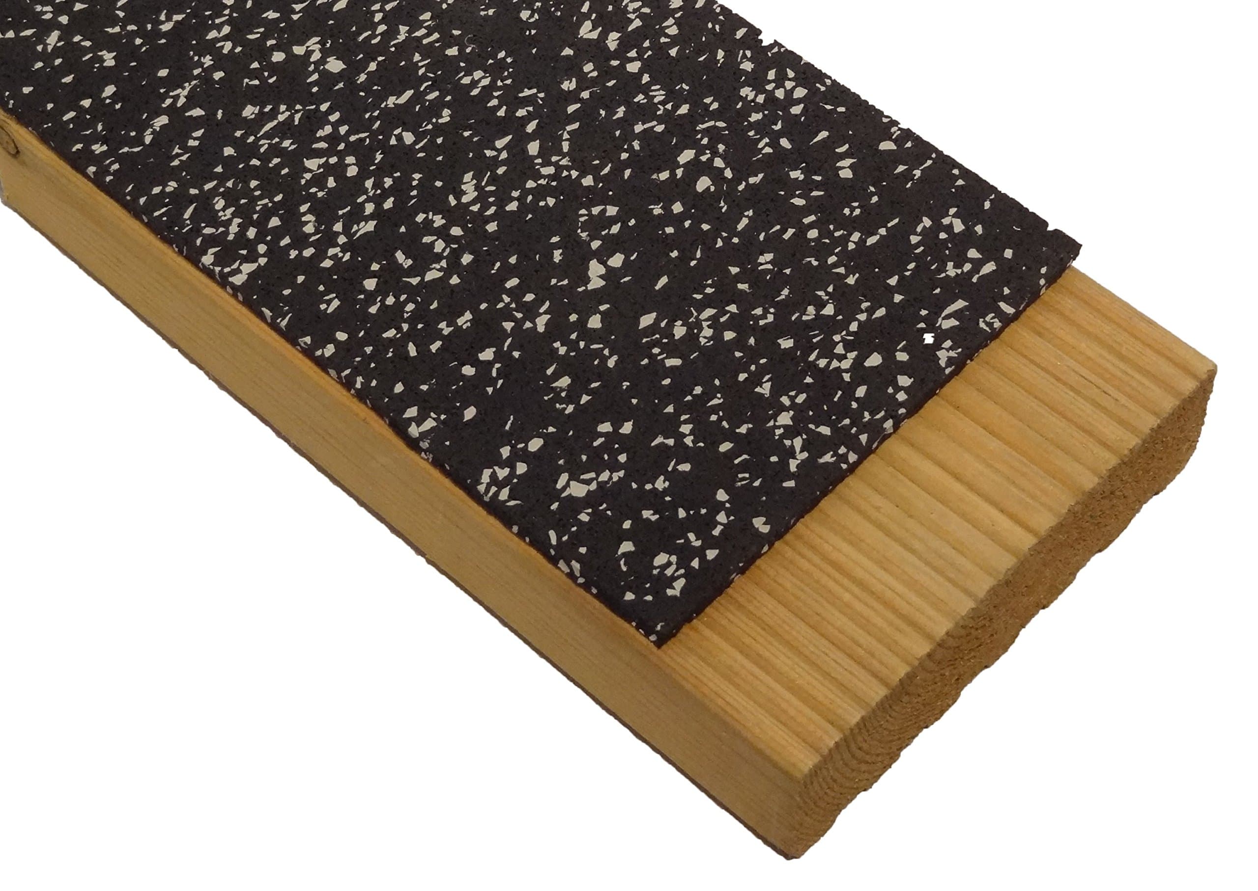 Rubadeck Retro Fit - Slip Resistant Rubber Decking Strips for Existing Decking - Various Colours (135mm wide X 1250mm long, Slate)