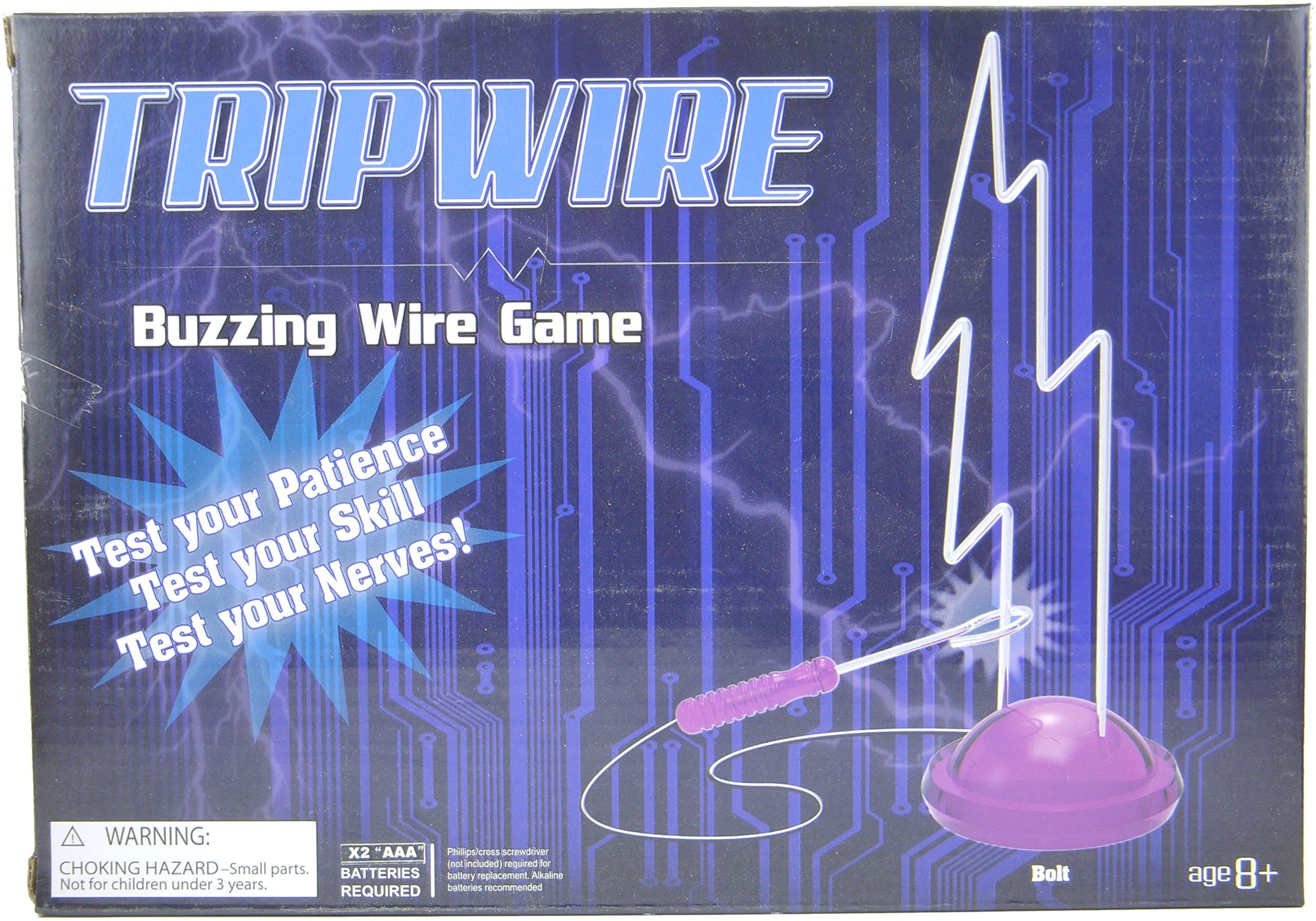 Tripwire Buzzing Wire Game Test Your Nerves and Don't Get Zapped (Bolt)
