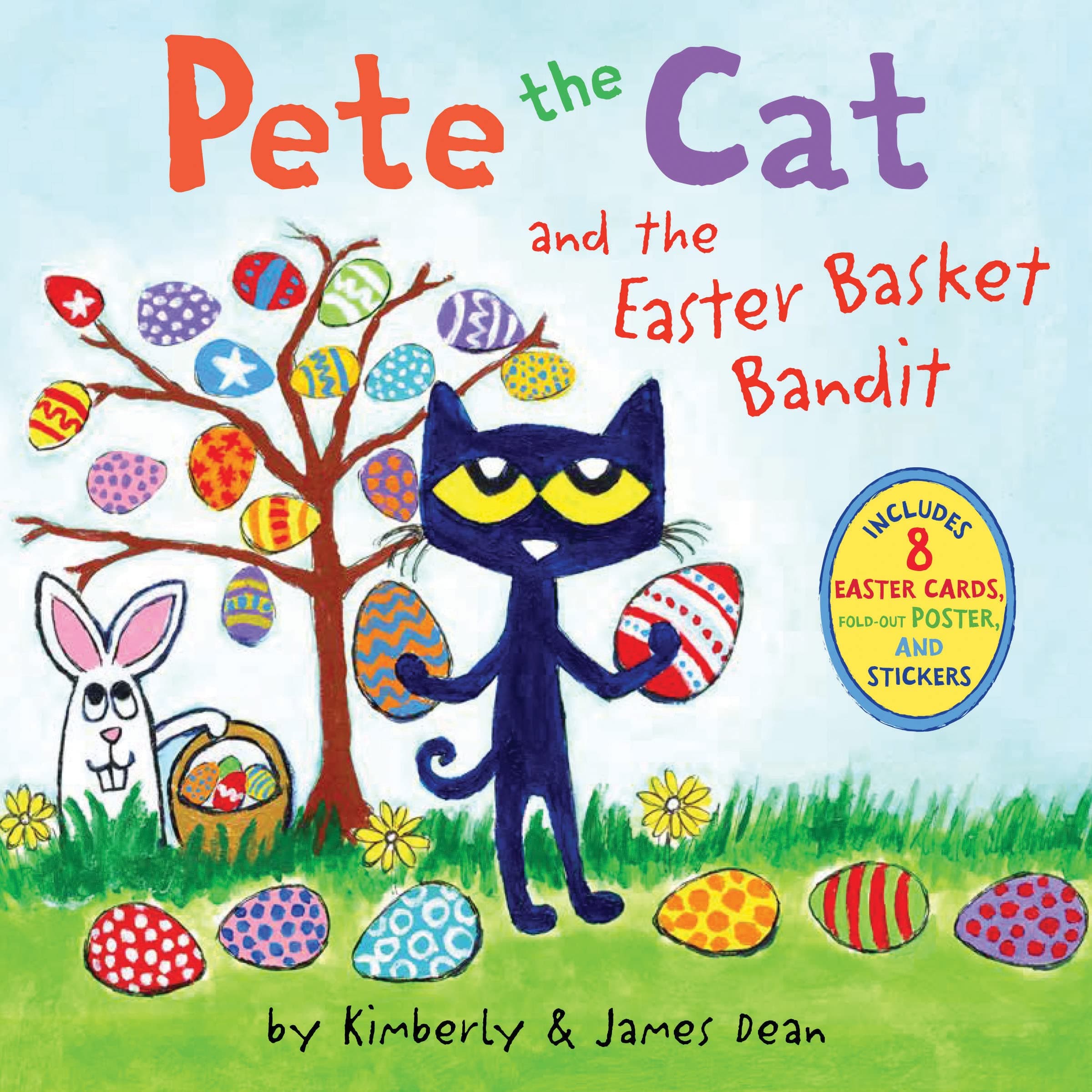 Pete the Cat and the Easter Basket Bandit: An Easter And Springtime Book For Kids – Help Pete and Friends Hunt for the Missing Basket and Learn About Sharing