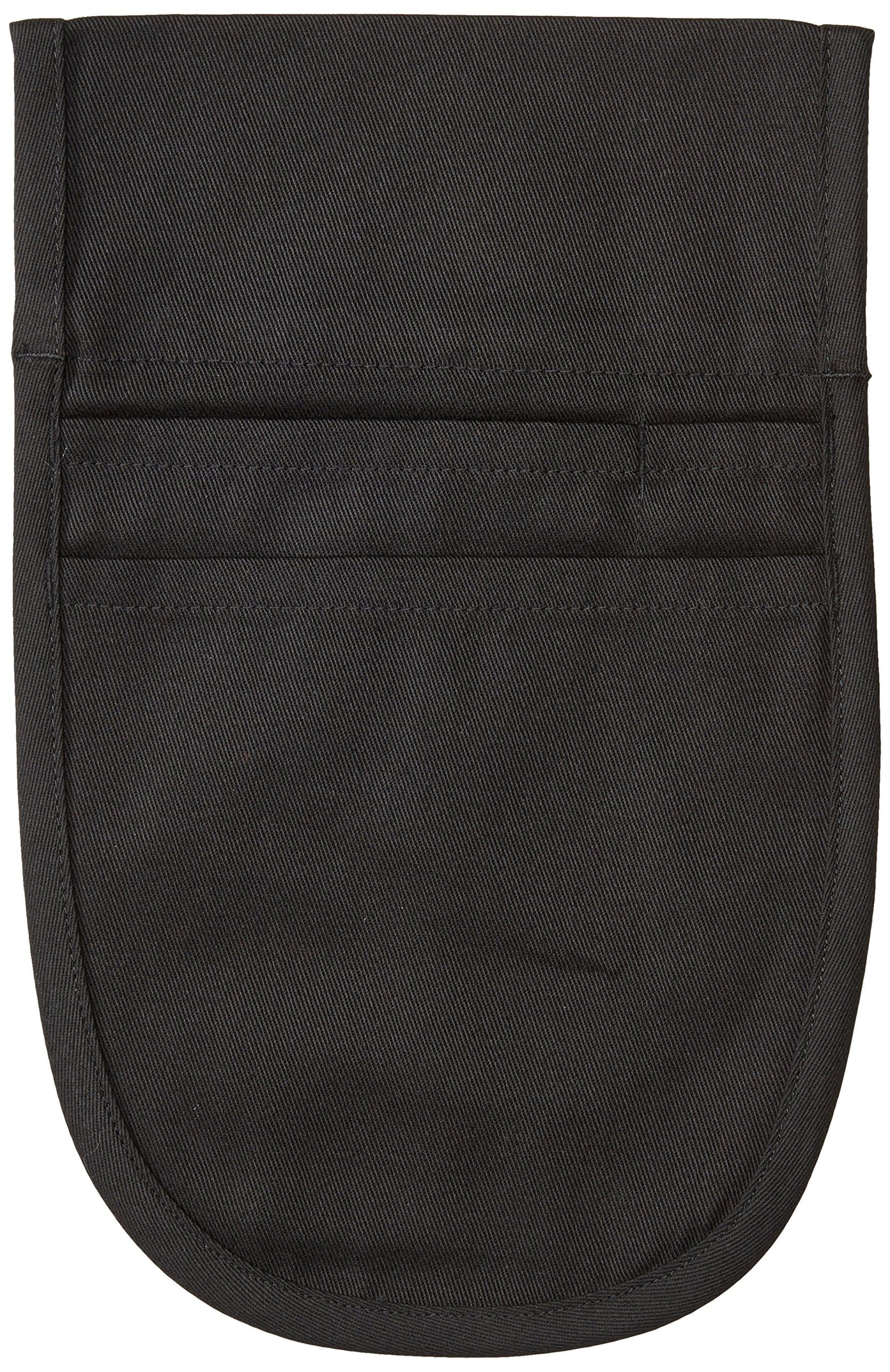 Unisex Pouch Apron for Restaurant and Work Uniform, Black
