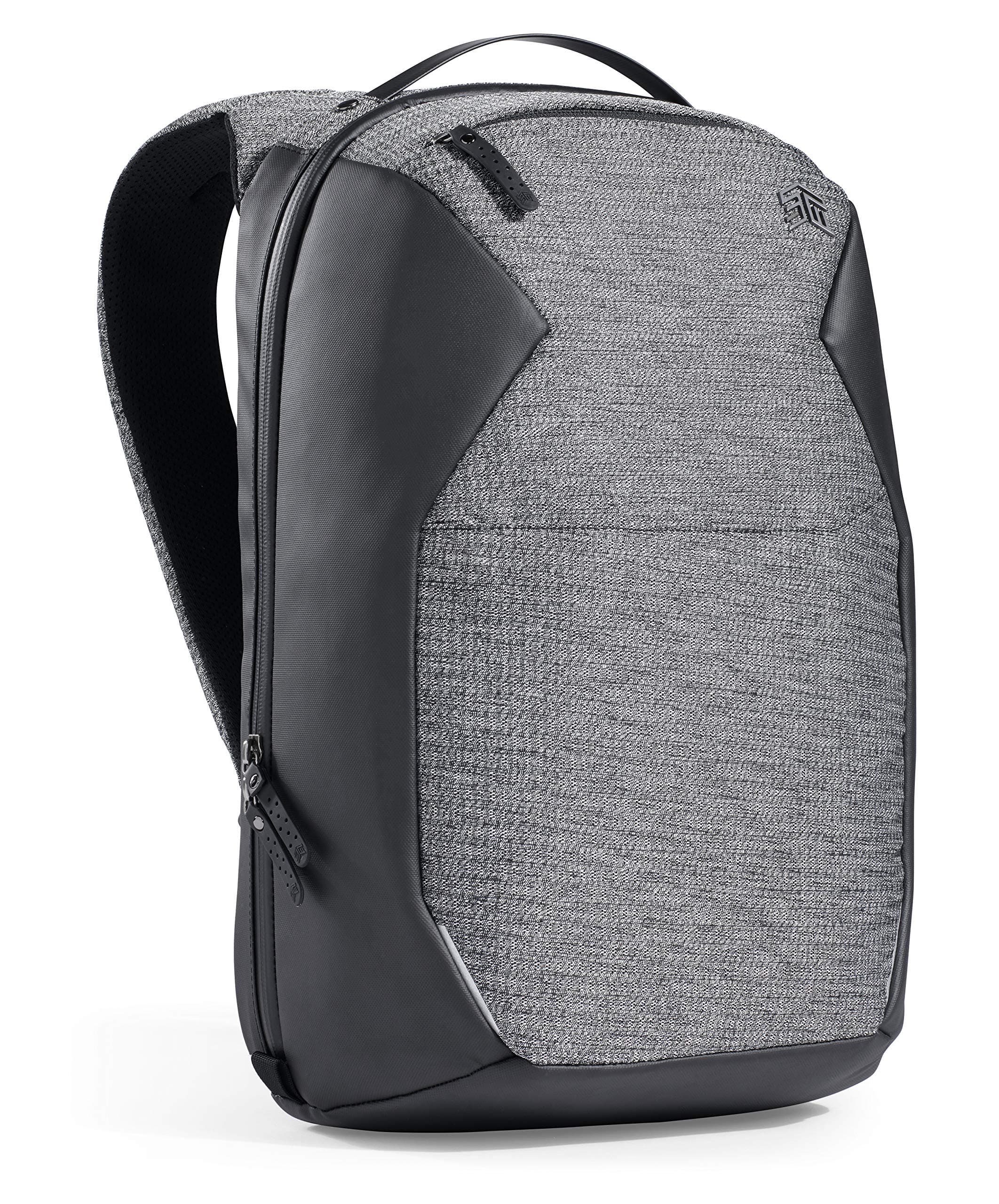 STM Myth Backpack featuring luggage pass-through 18L / 15" Laptop - Granite Black (stm-117-186P-01)
