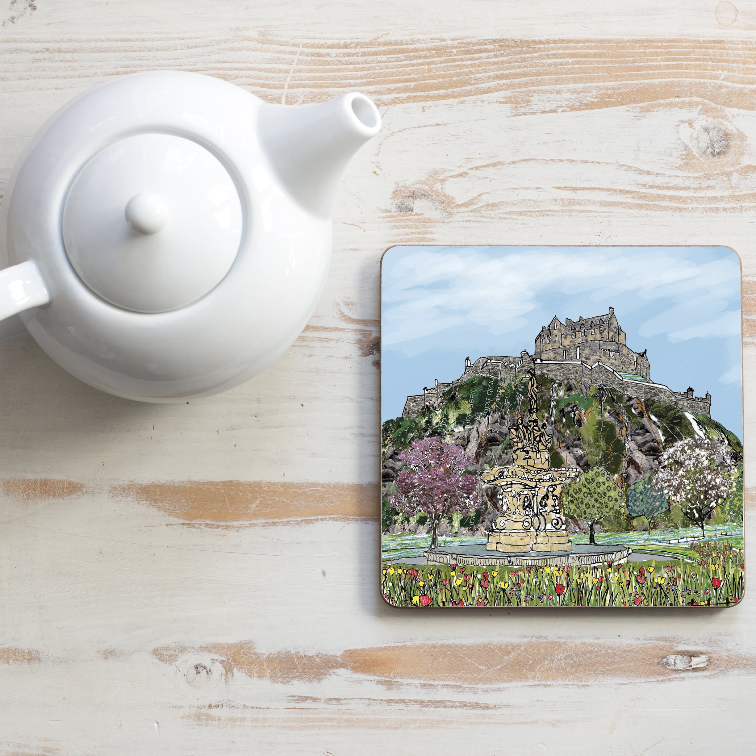 Edinburgh Castle, Square Teapot Stand