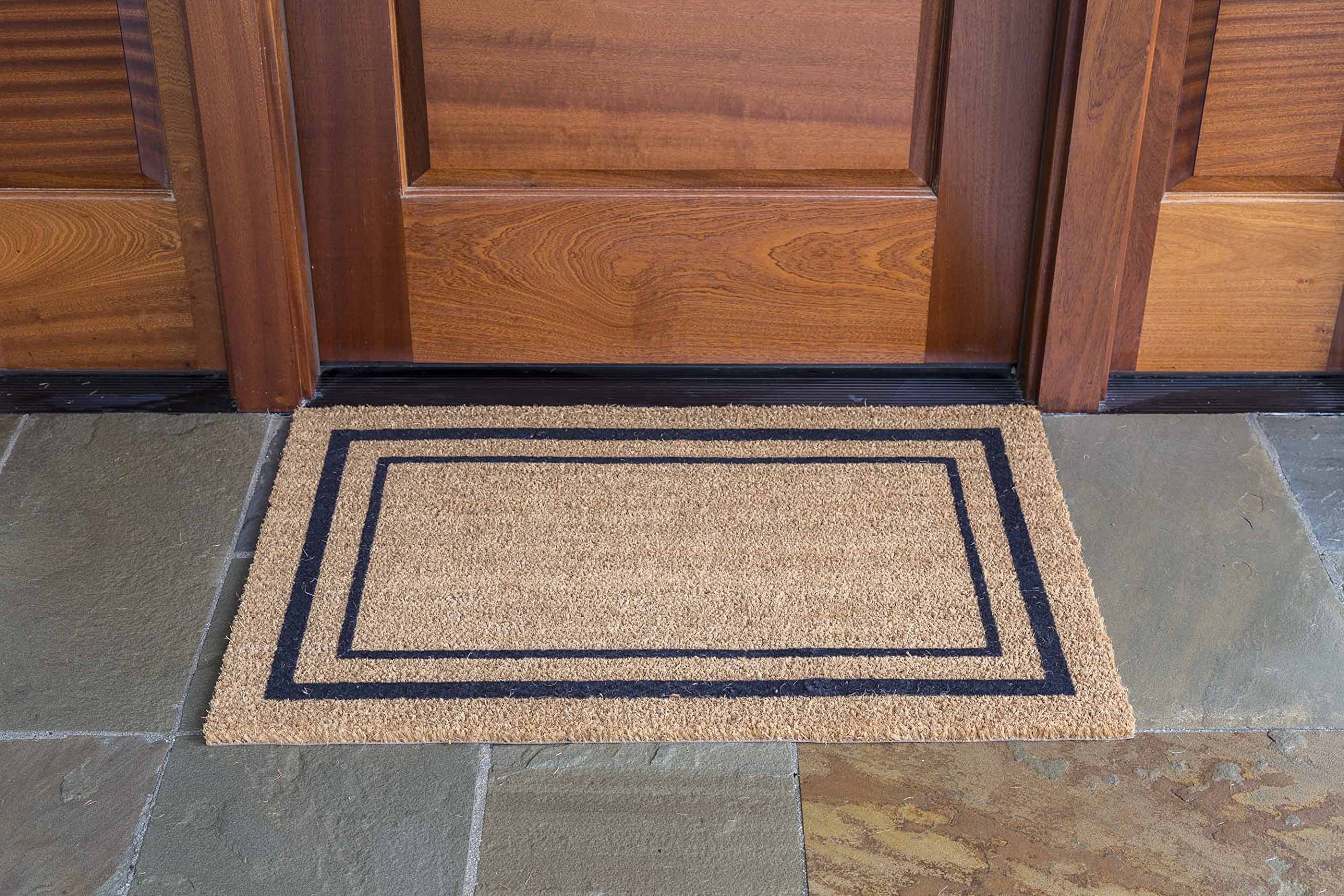 DeCoir 41910 Classic Border' Coir Doormat, Medium