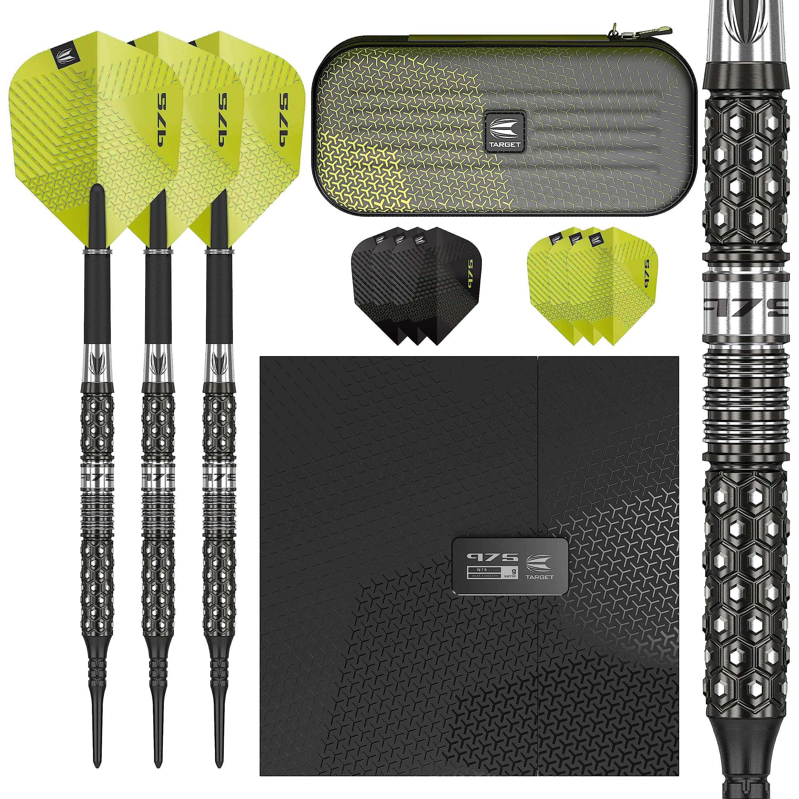- 975 11 97.5% Tungsten Soft Tip Darts Set