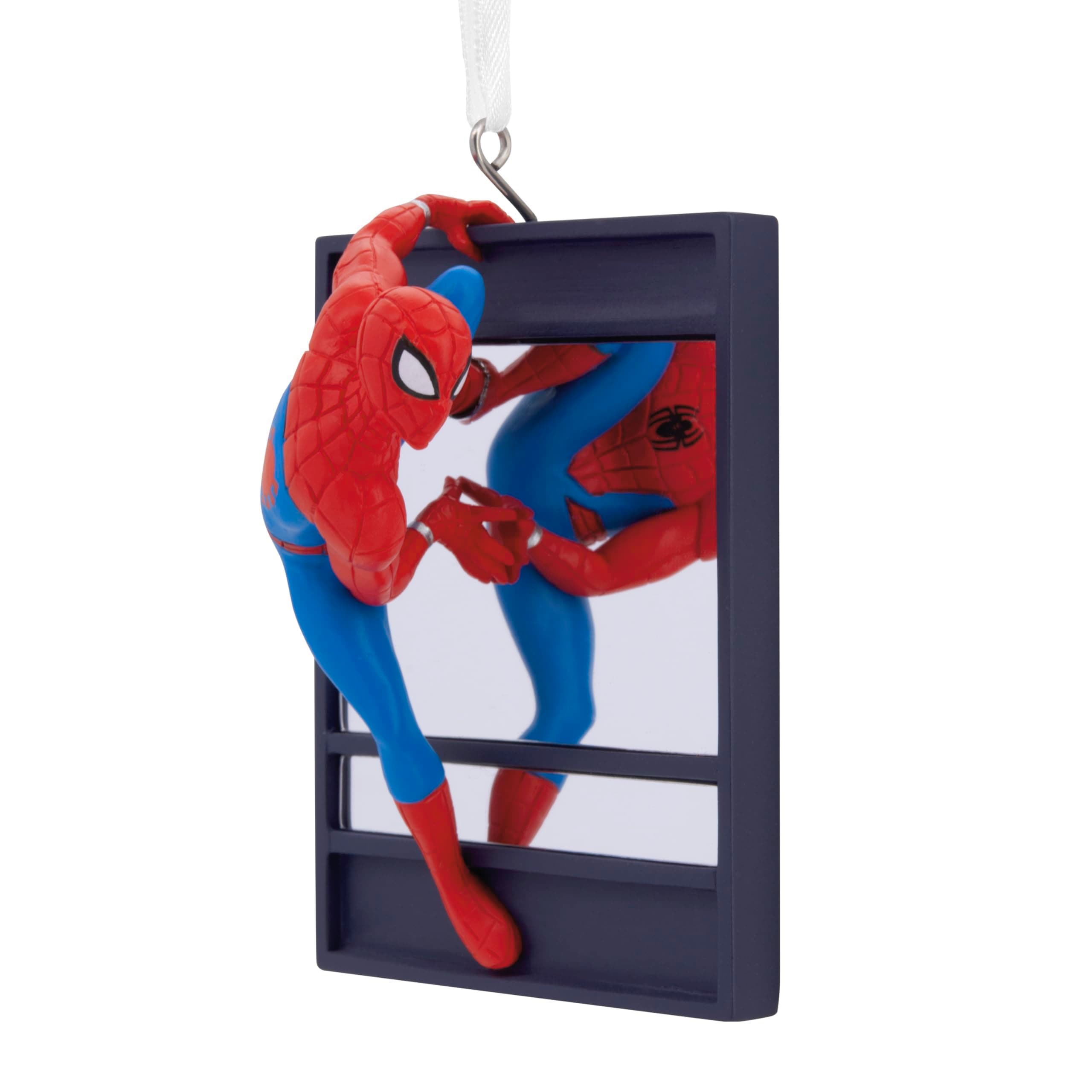 Hallmark Marvel Spider-Man on Window Christmas Ornament