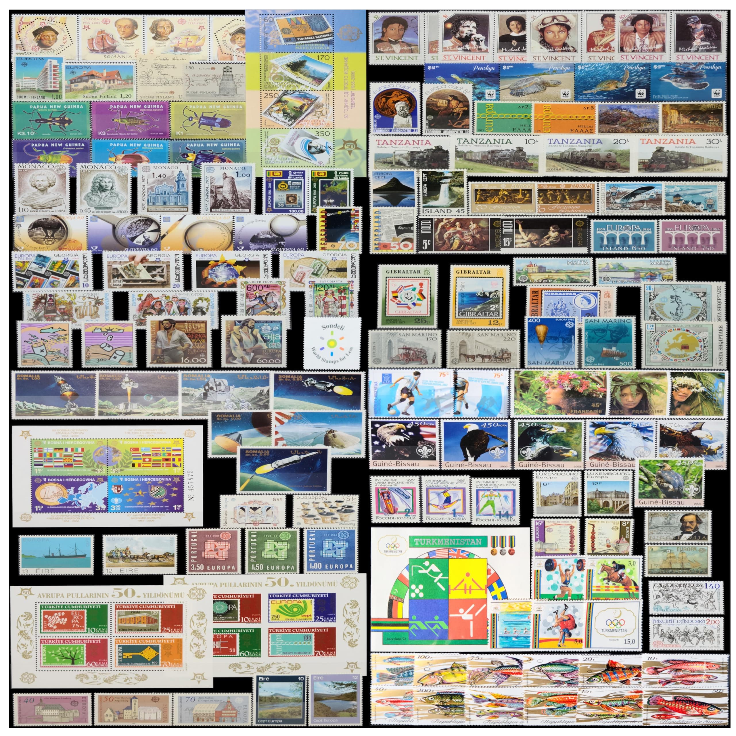 Worldwide Stamp Collection Mint (MNH) (Edition 1)