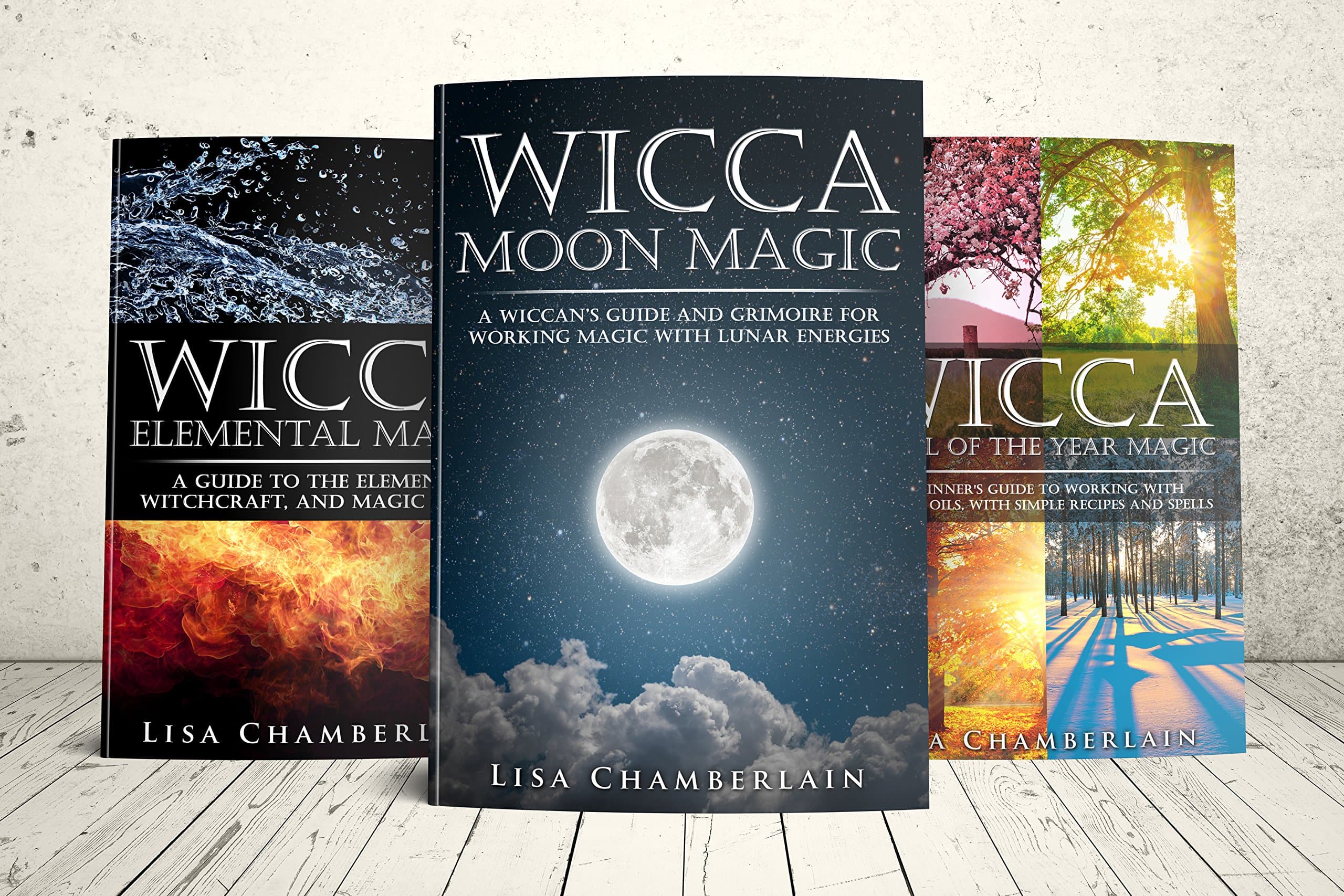Wicca Natural Magic Kit: The Sun, The Moon, and The Elements: Elemental Magic, Moon Magic, and Wheel of the Year Magic (Wicca Starter Kit Series)