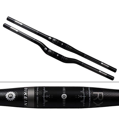 LHZ Full Carbon Fiber Control Tech Comp MT 28CB Mountain Bike Flat Handlebar, 580mm, Matt Black Straight Bike High-intensity Handle Wholesale Ultra-light , swallow, 620mm